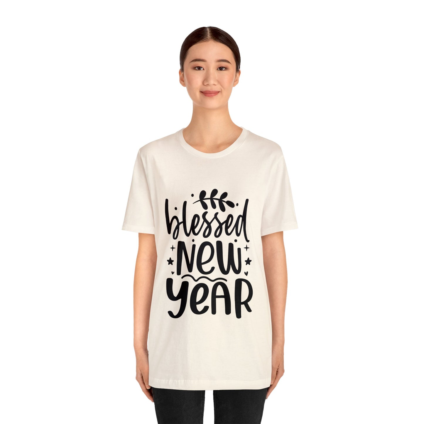 Blessed New Year Unisex Jersey Short Sleeve Tee