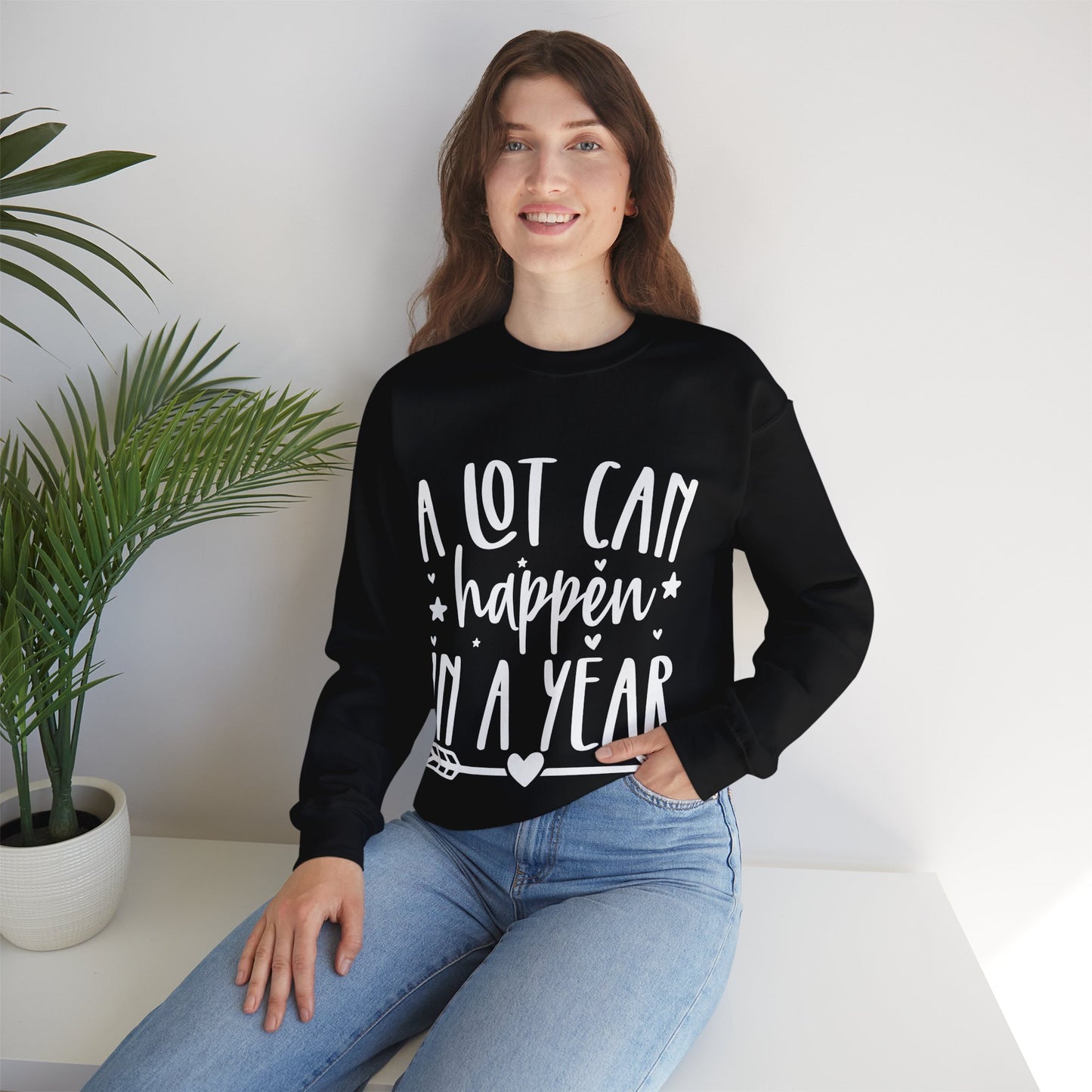 A Lot Can Happen Unisex Heavy Blend™ Crewneck Sweatshirt