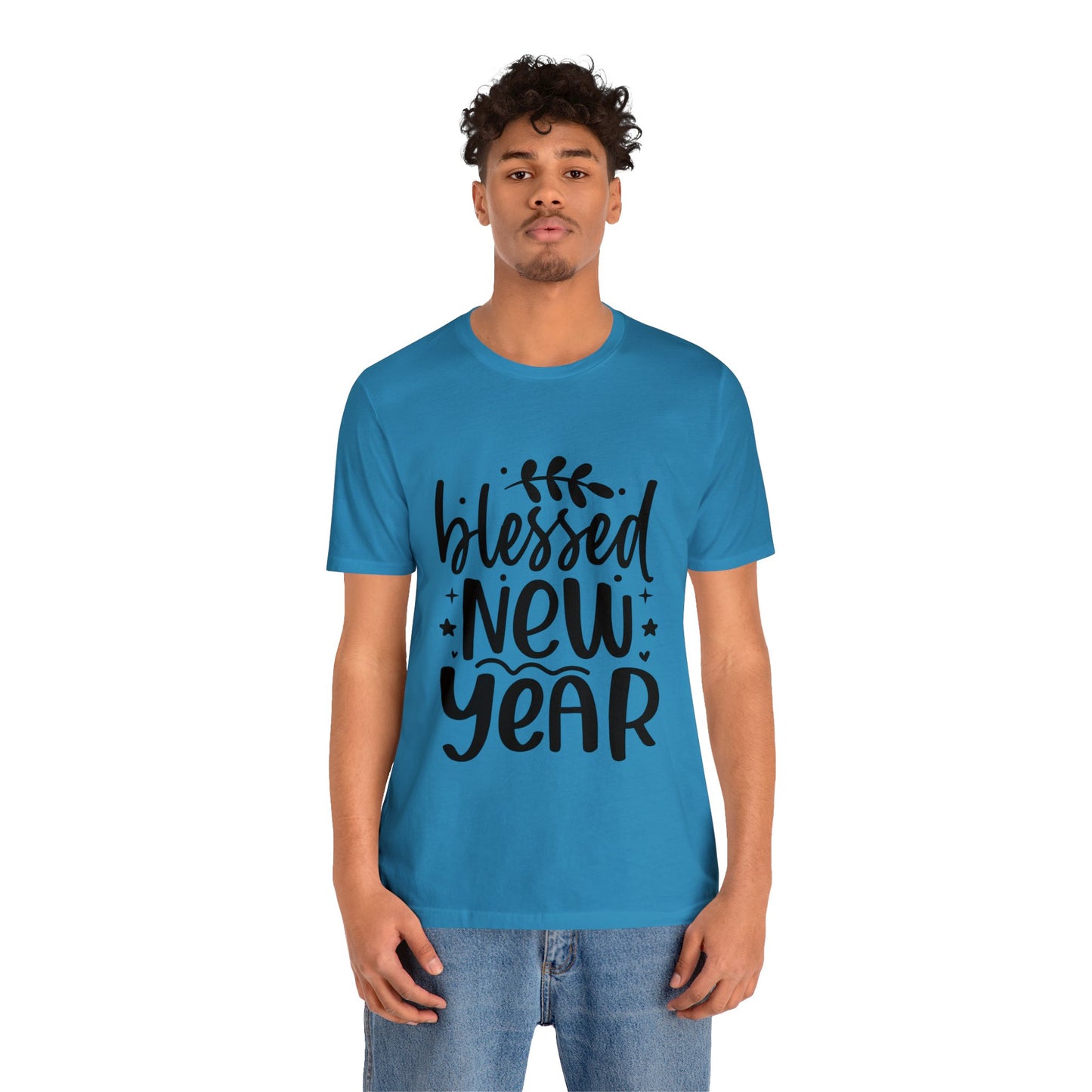 Blessed New Year Unisex Jersey Short Sleeve Tee