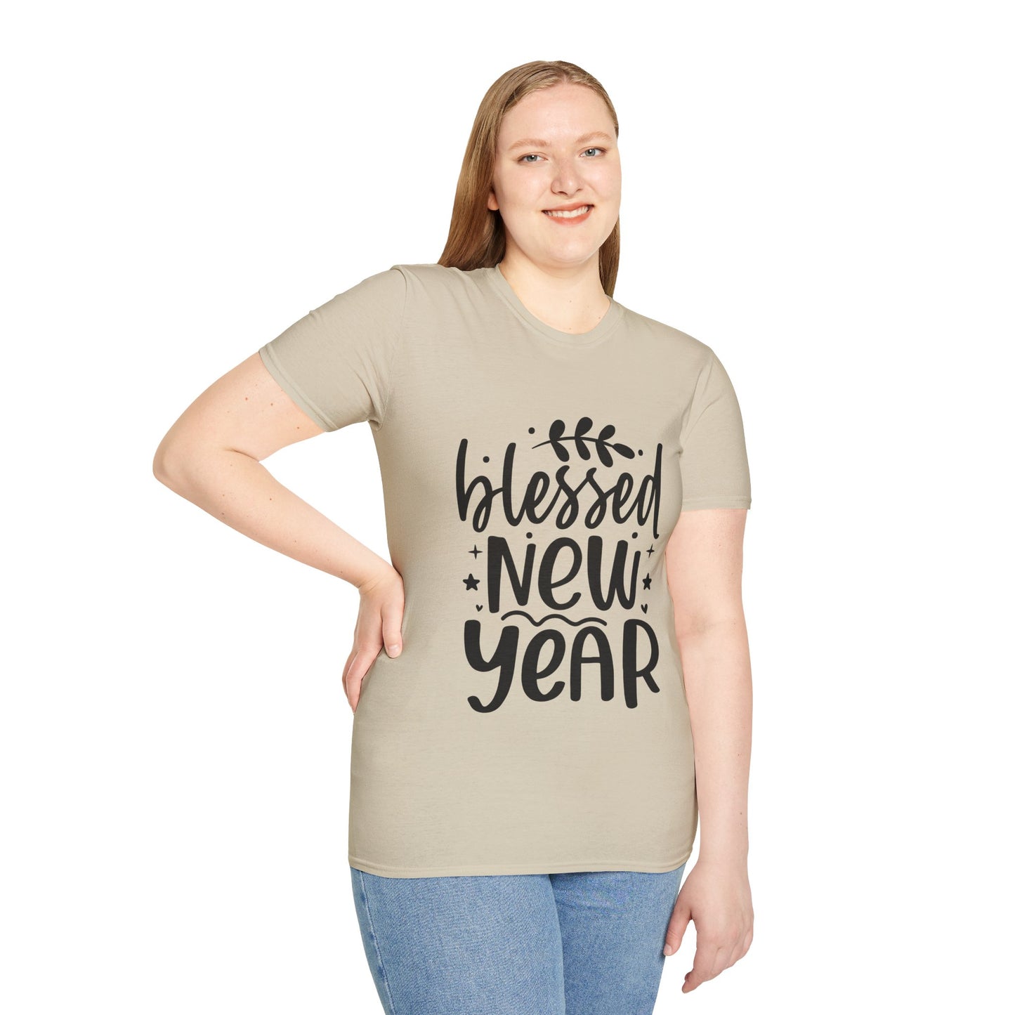 Blessed New Year Unisex Softstyle T-Shirt