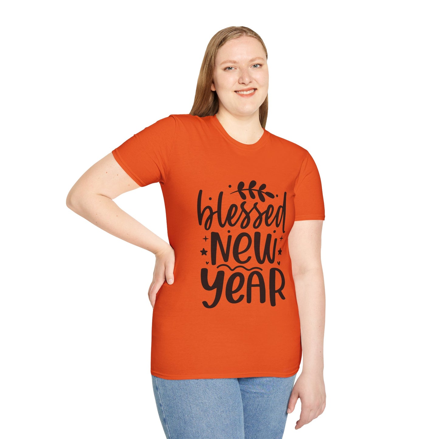 Blessed New Year Unisex Softstyle T-Shirt