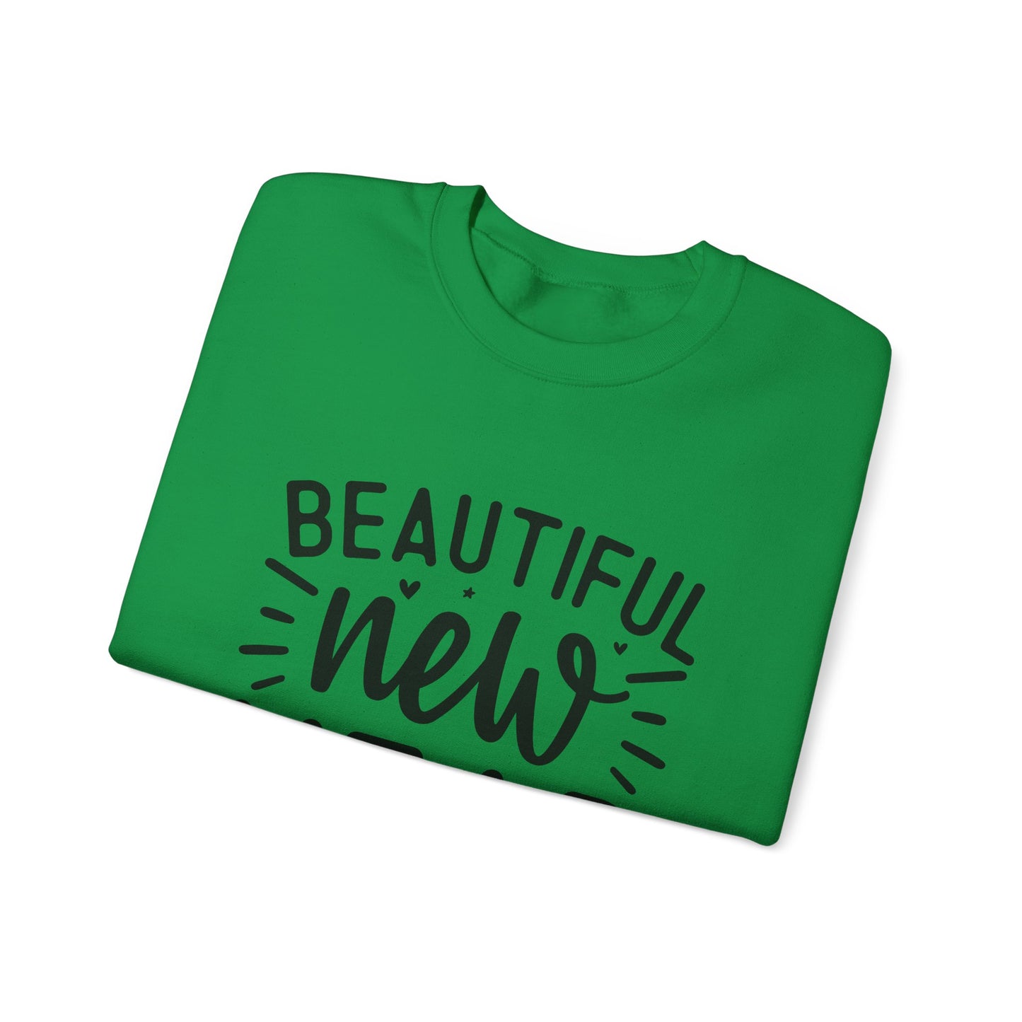 Beautiful New Year Unisex Heavy Blend™ Crewneck Sweatshirt