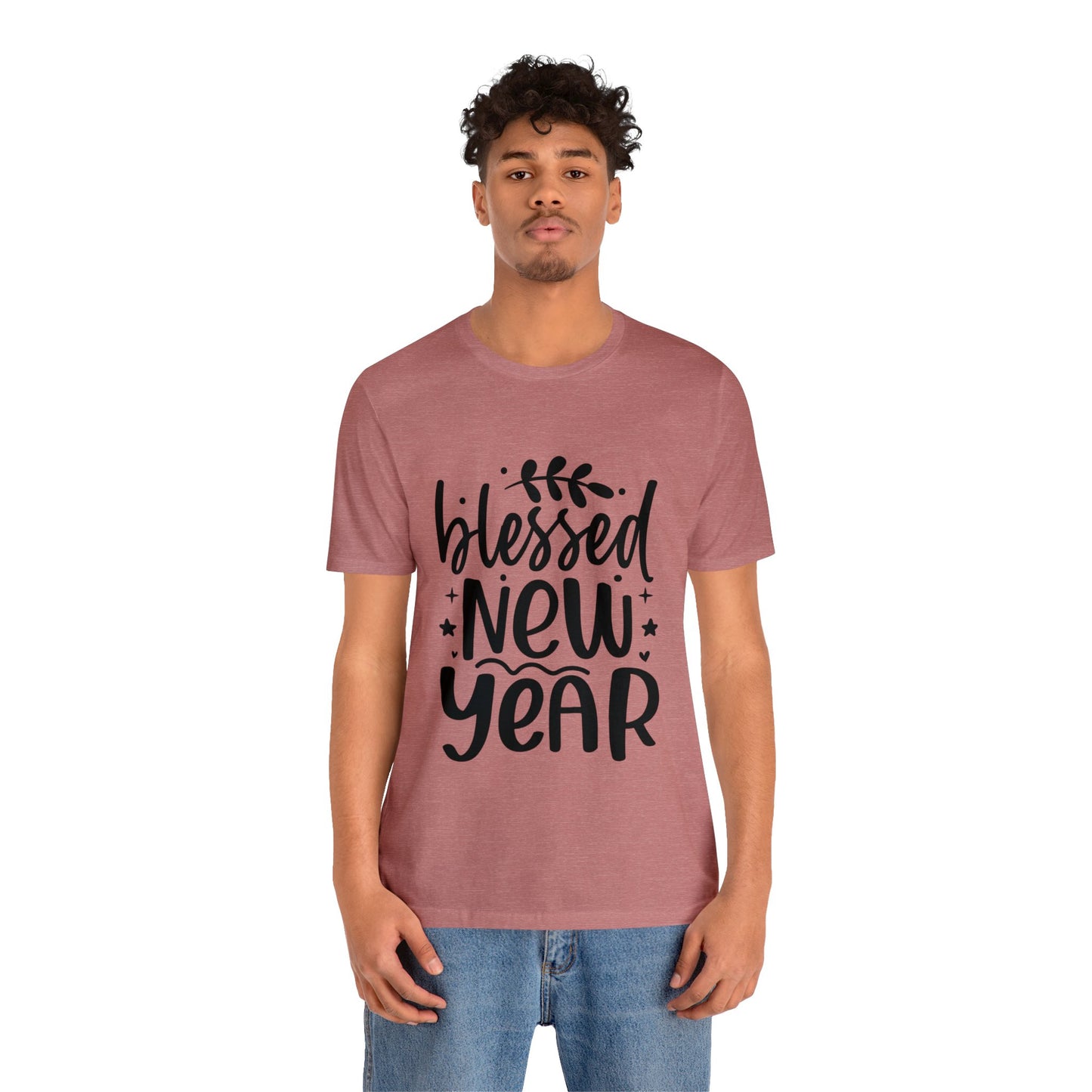 Blessed New Year Unisex Jersey Short Sleeve Tee