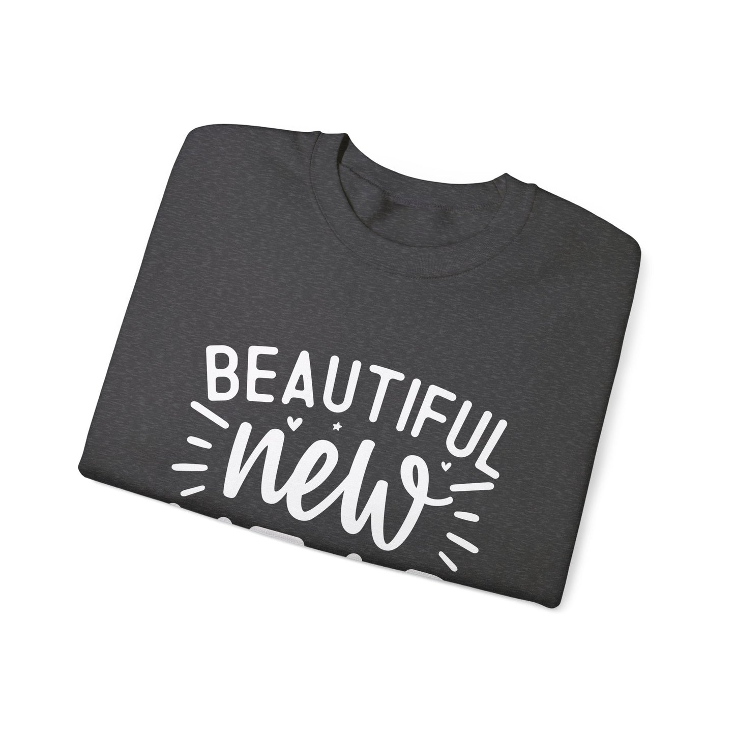 Beautiful New Year Unisex Heavy Blend™ Crewneck Sweatshirt