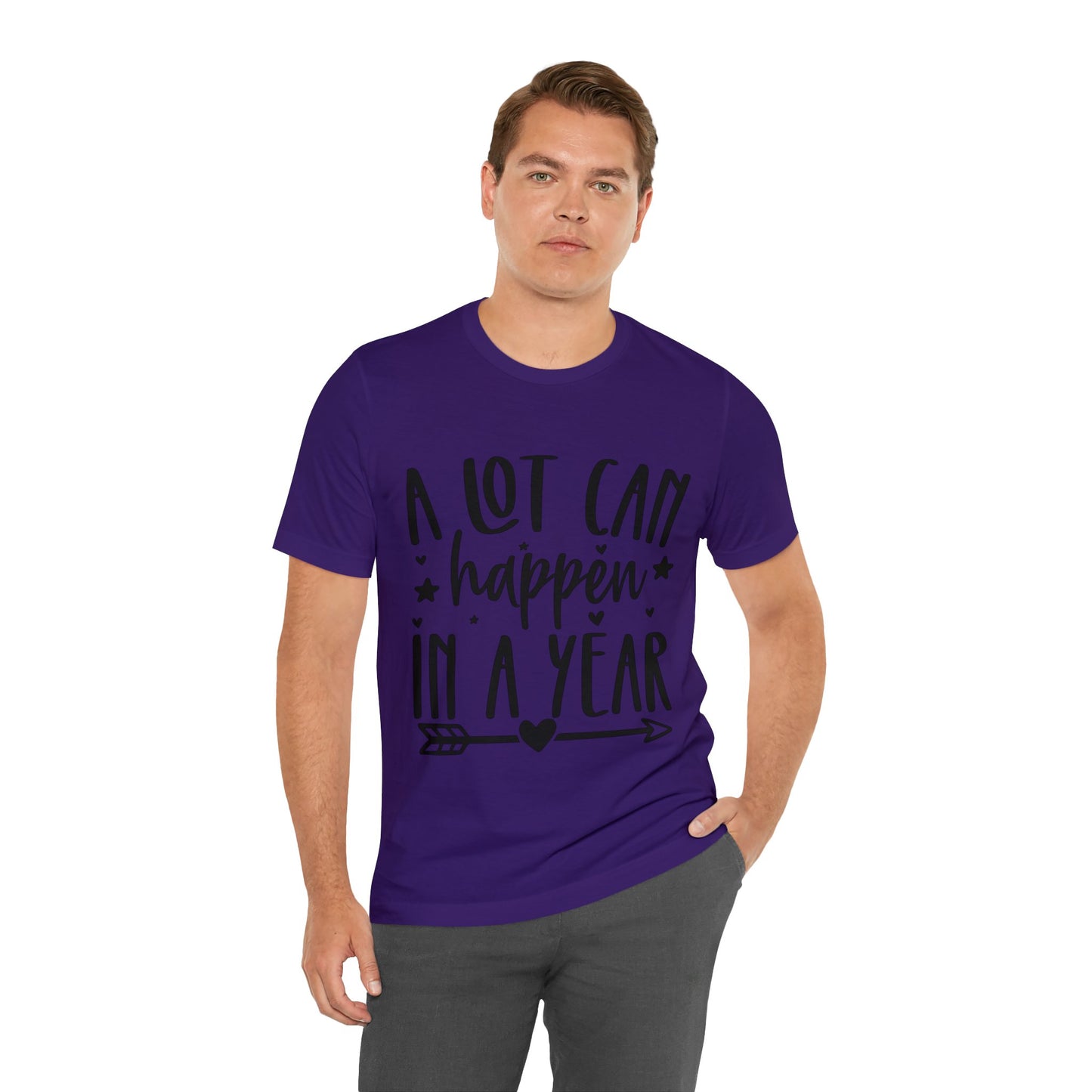 A Lot Can Happen Unisex Jersey Short Sleeve Tee