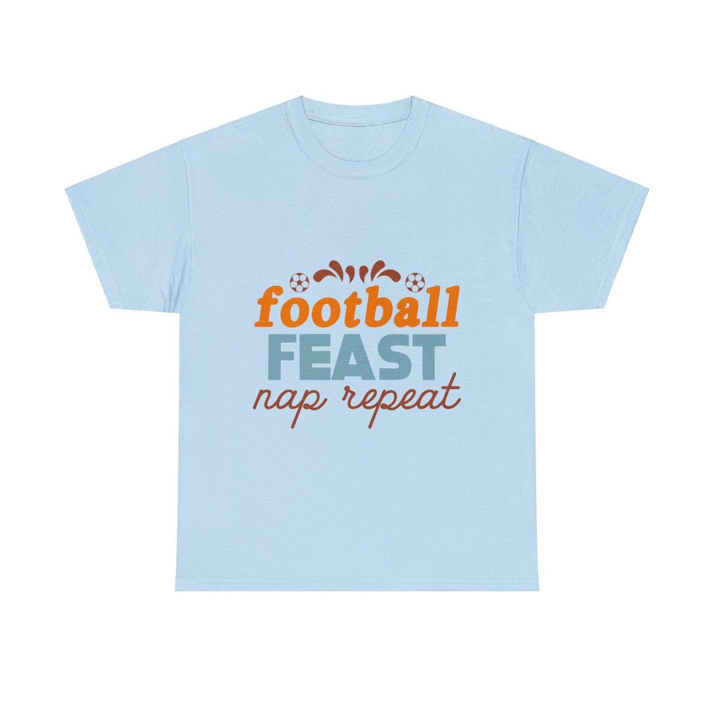 Football Feast Unisex Heavy Cotton Tee image