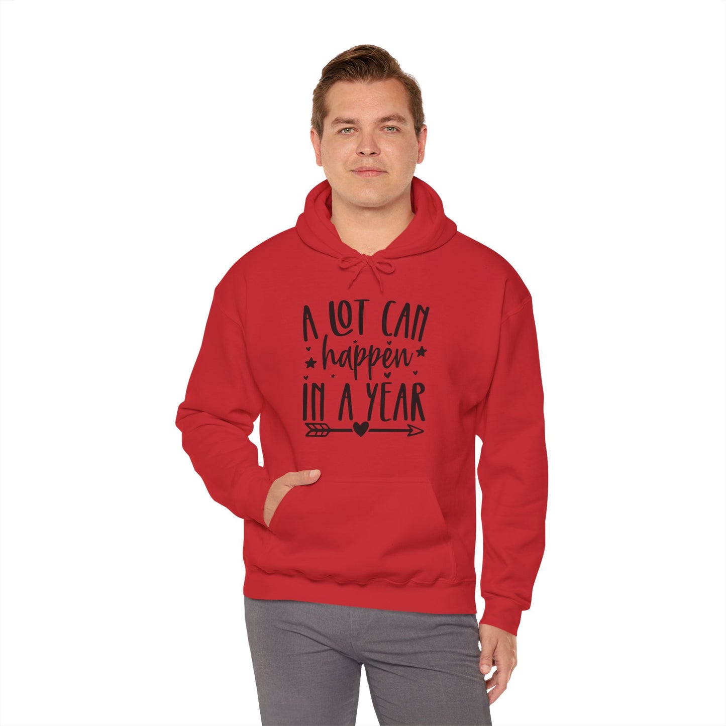 A Lot Can Happen Unisex Heavy Blend™ Hooded Sweatshirt
