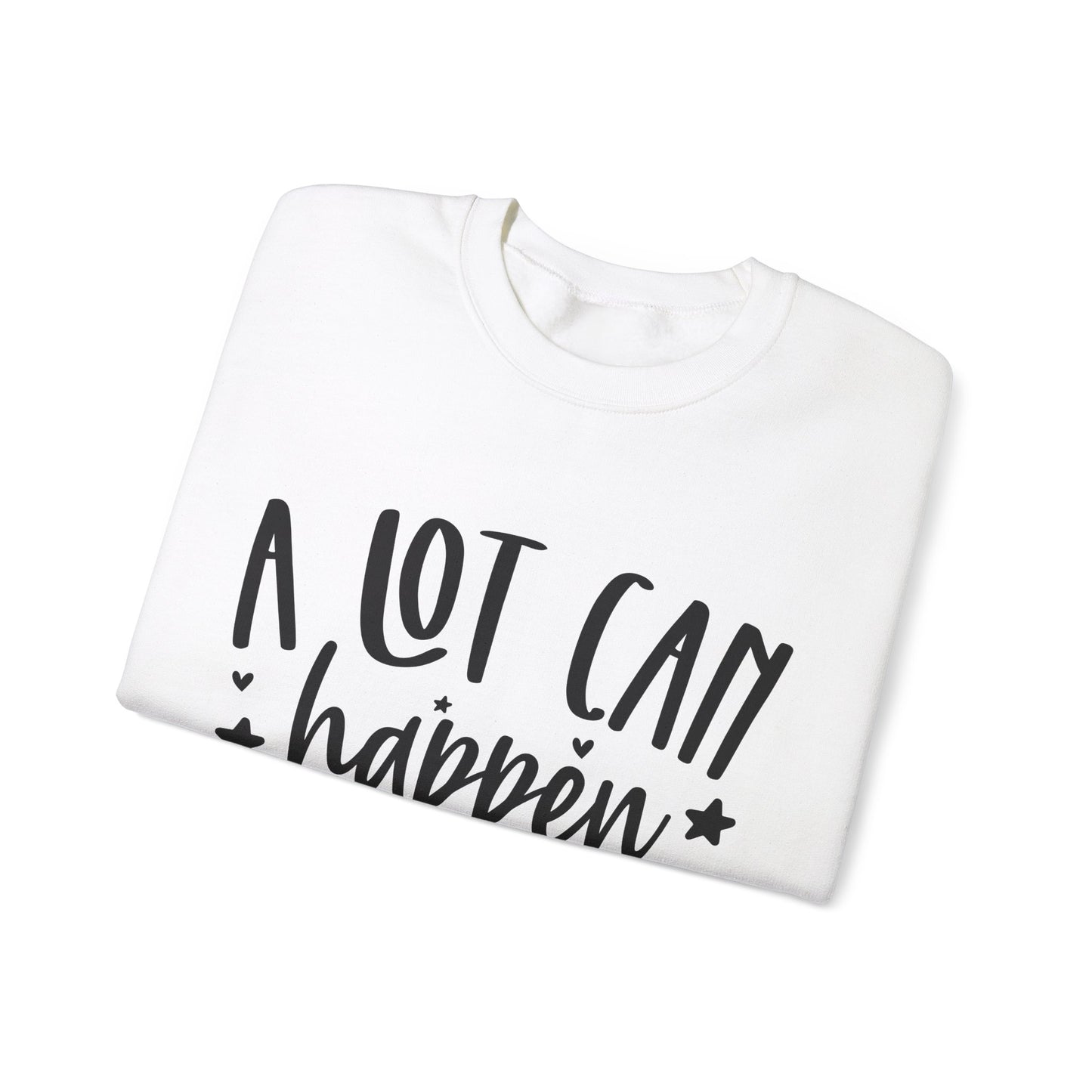 A Lot Can Happen Unisex Heavy Blend™ Crewneck Sweatshirt