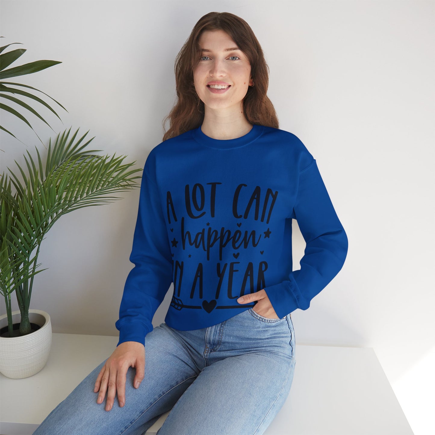 A Lot Can Happen Unisex Heavy Blend™ Crewneck Sweatshirt