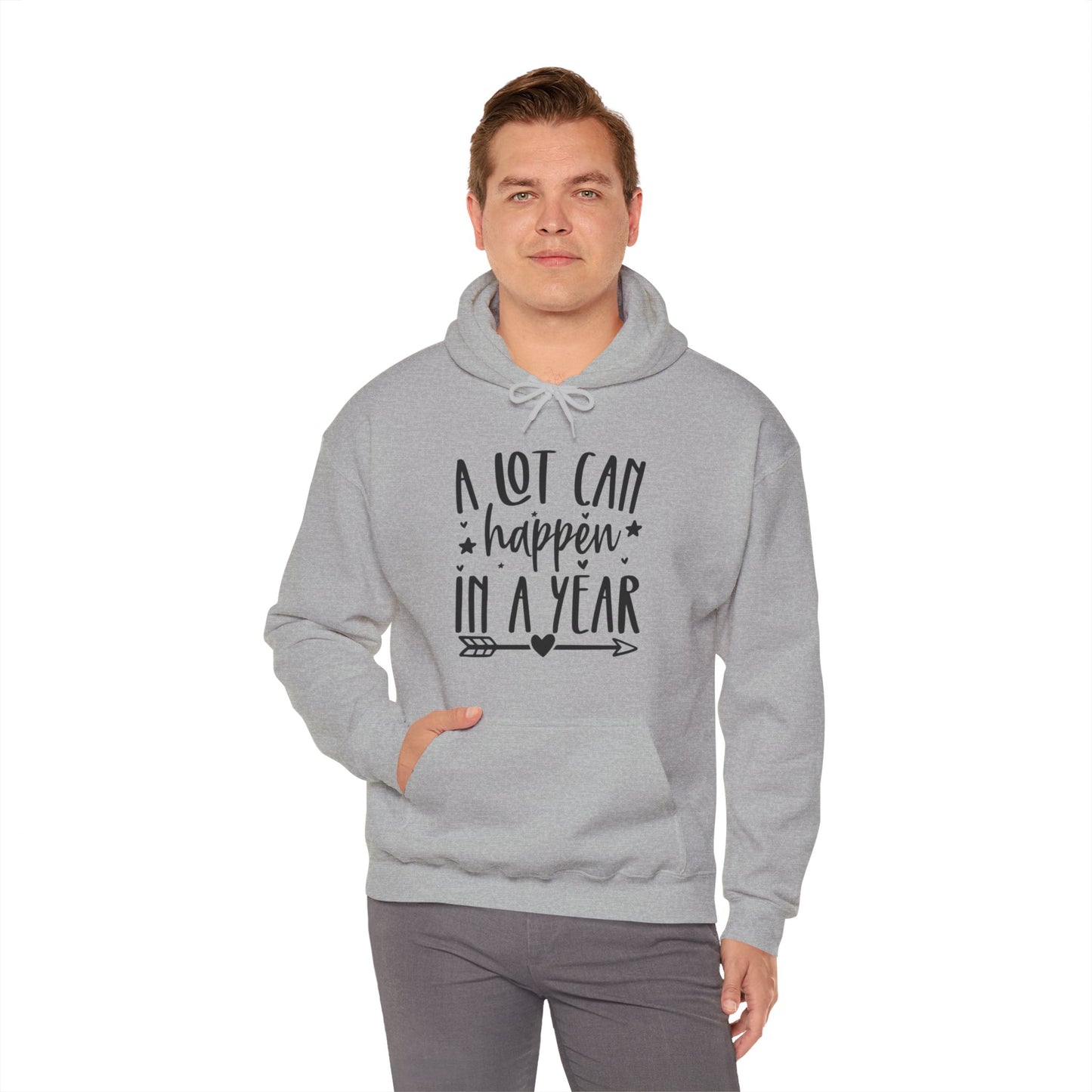 A Lot Can Happen Unisex Heavy Blend™ Hooded Sweatshirt