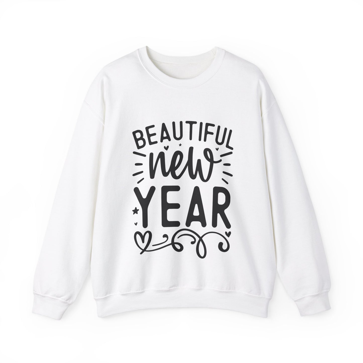 Beautiful New Year Unisex Heavy Blend™ Crewneck Sweatshirt