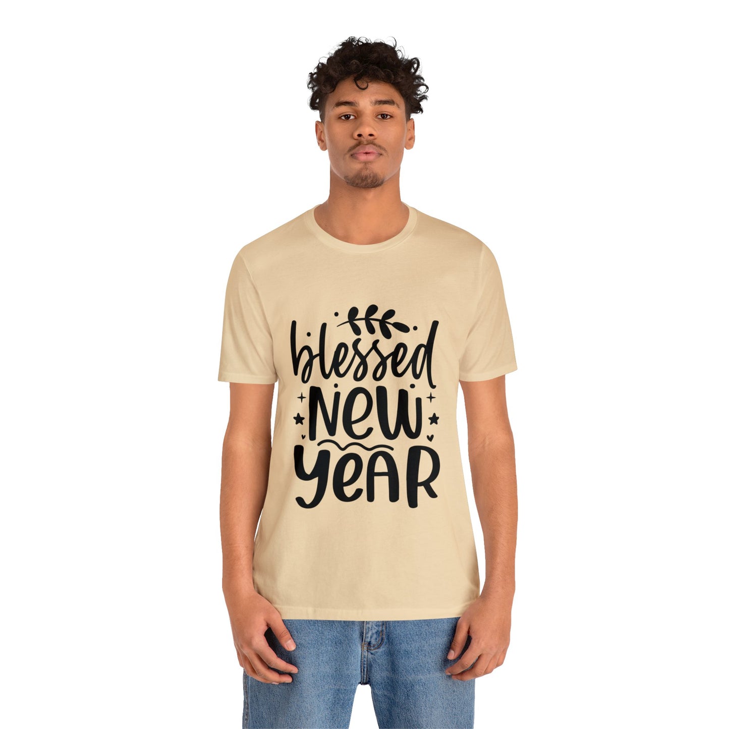 Blessed New Year Unisex Jersey Short Sleeve Tee