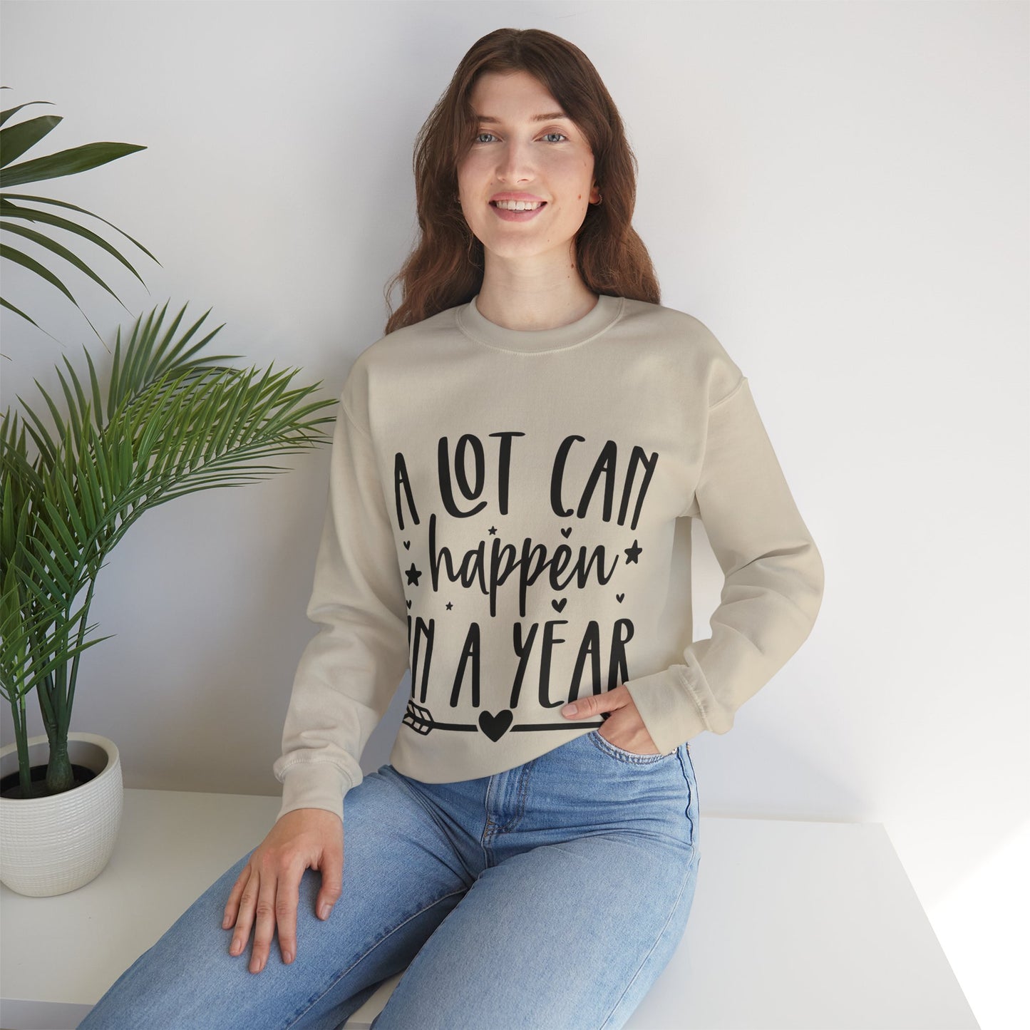 A Lot Can Happen Unisex Heavy Blend™ Crewneck Sweatshirt