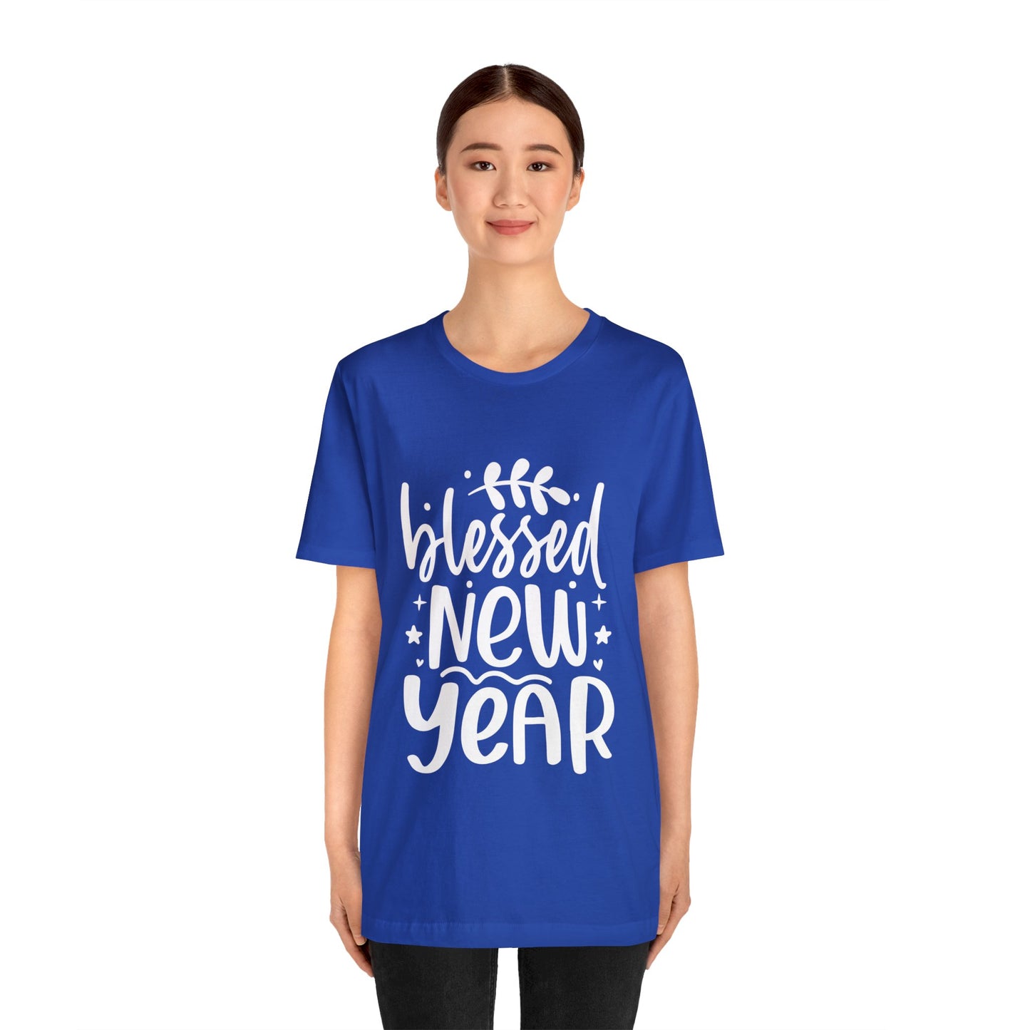 Blessed New Year Unisex Jersey Short Sleeve Tee