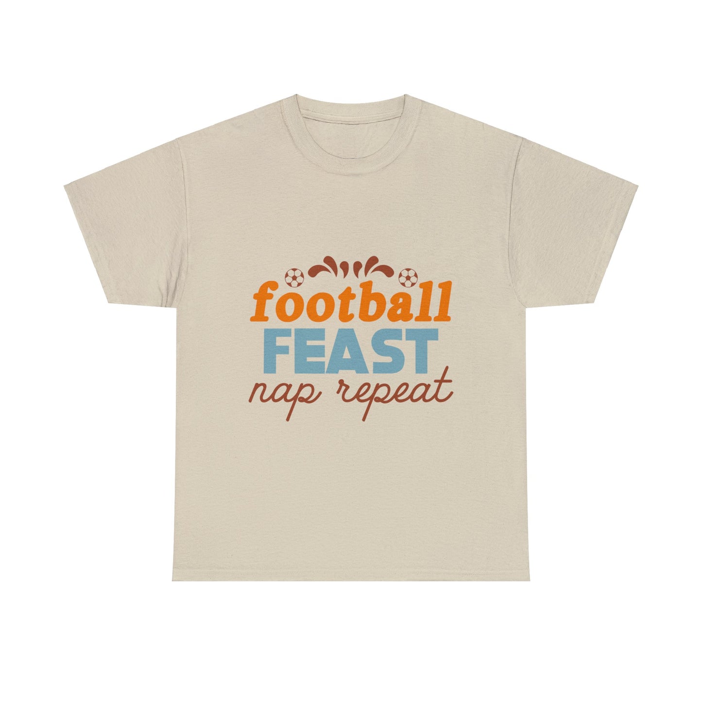 Football Feast Unisex Heavy Cotton Tee image