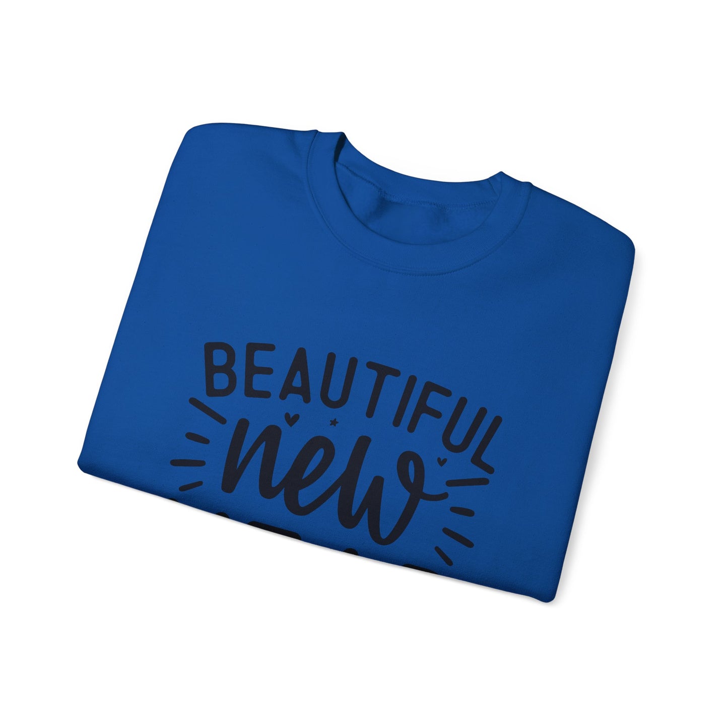 Beautiful New Year Unisex Heavy Blend™ Crewneck Sweatshirt