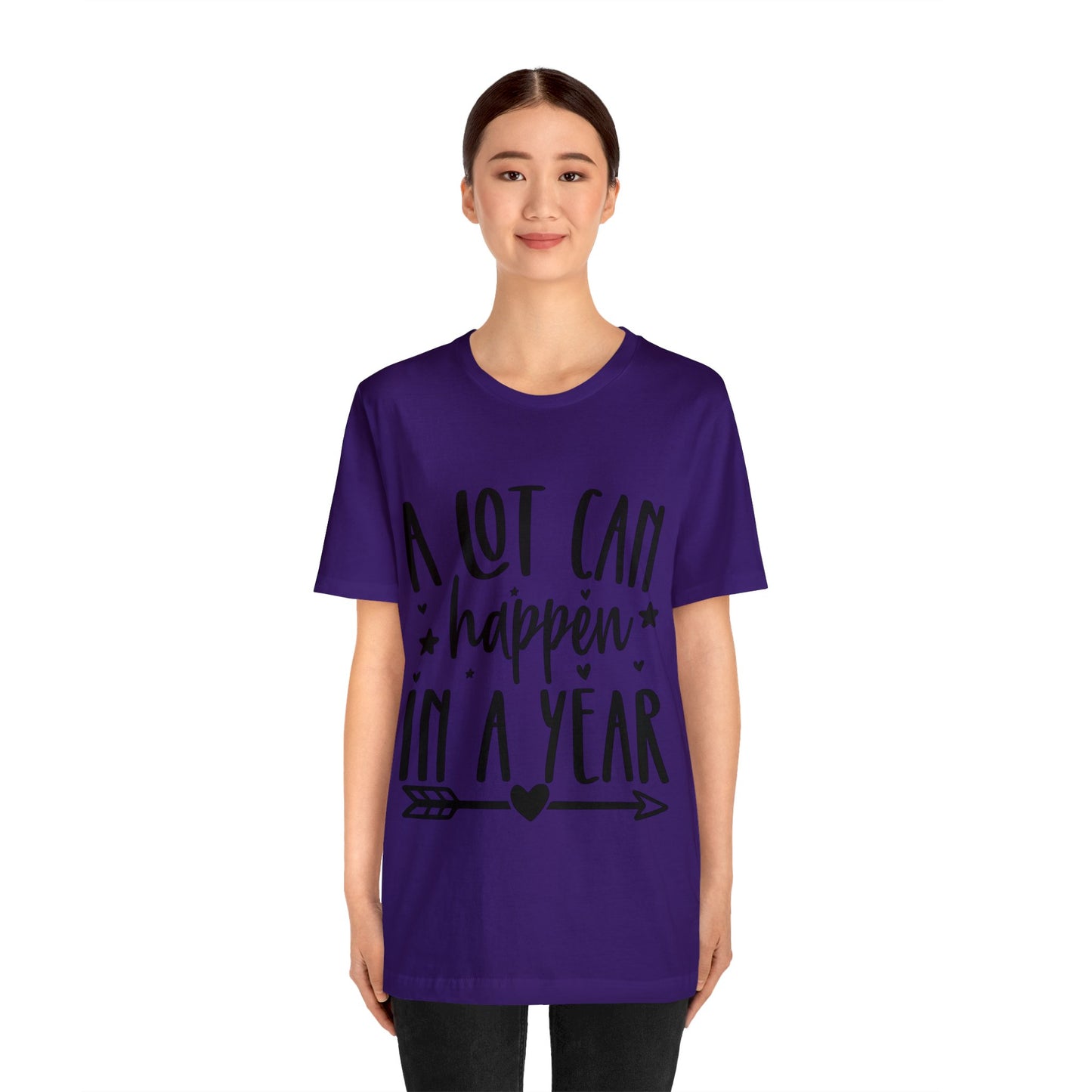 A Lot Can Happen Unisex Jersey Short Sleeve Tee