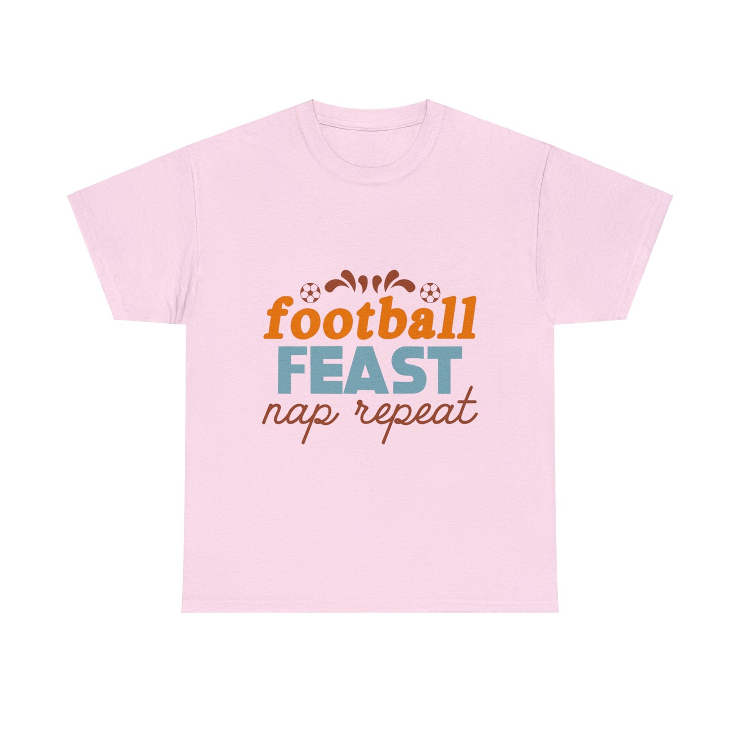 Football Feast Unisex Heavy Cotton Tee image