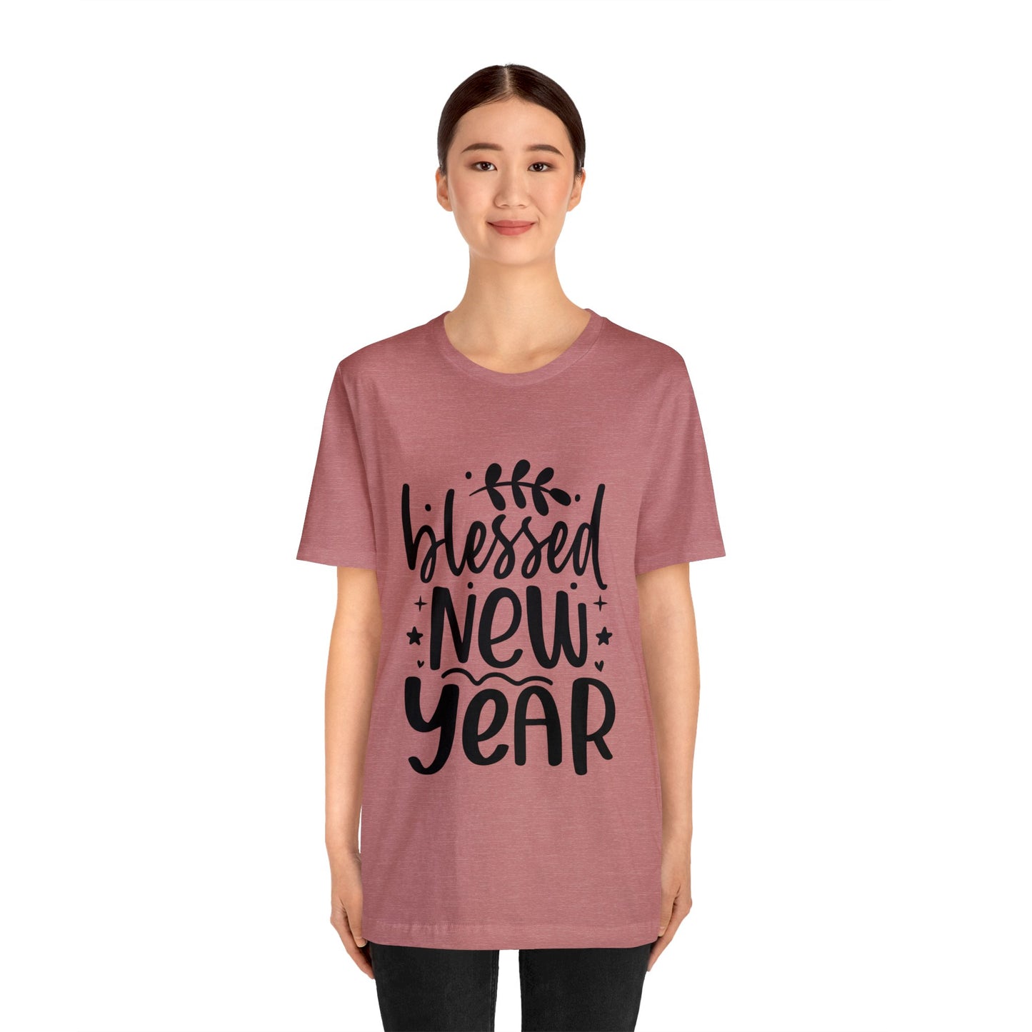 Blessed New Year Unisex Jersey Short Sleeve Tee