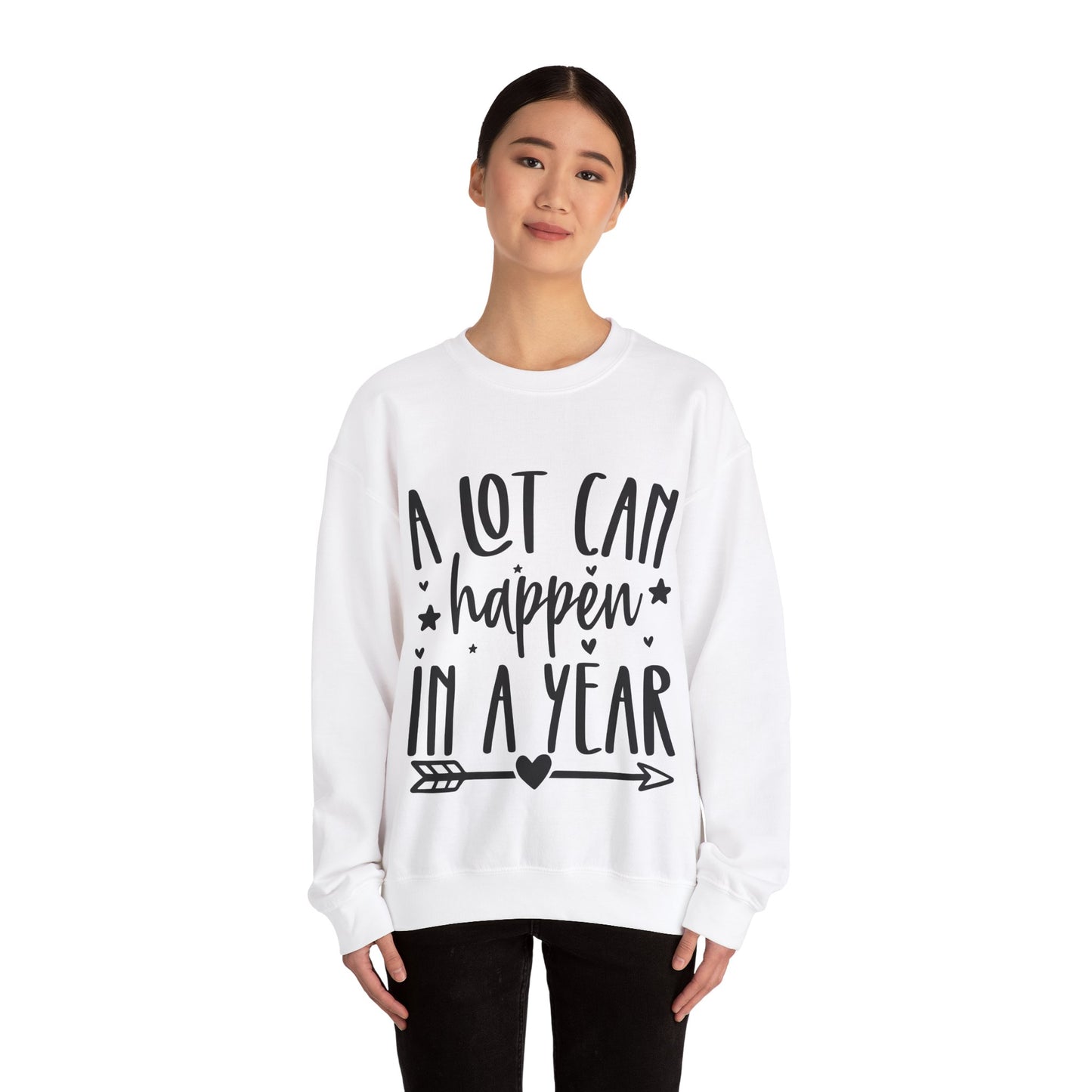 A Lot Can Happen Unisex Heavy Blend™ Crewneck Sweatshirt