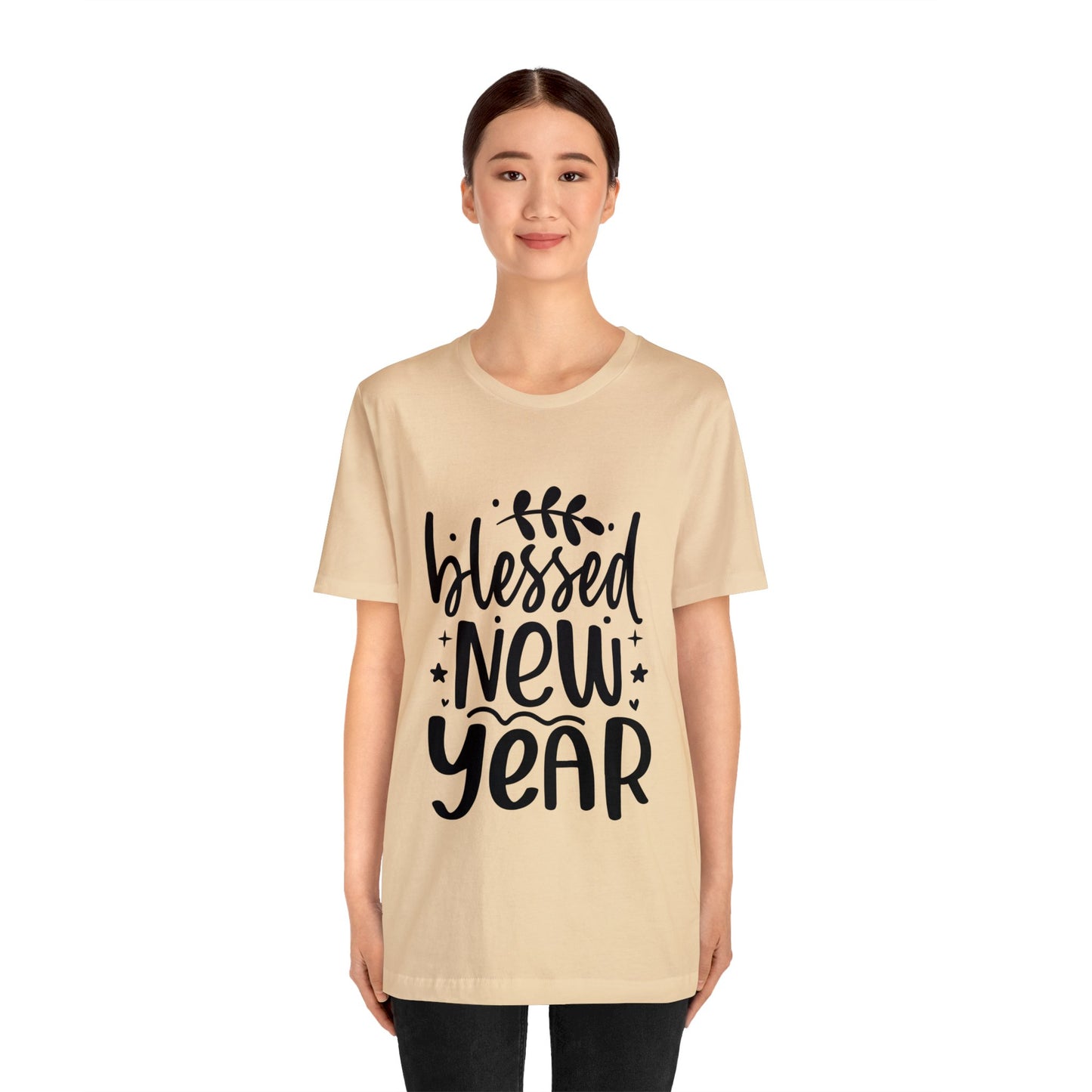 Blessed New Year Unisex Jersey Short Sleeve Tee