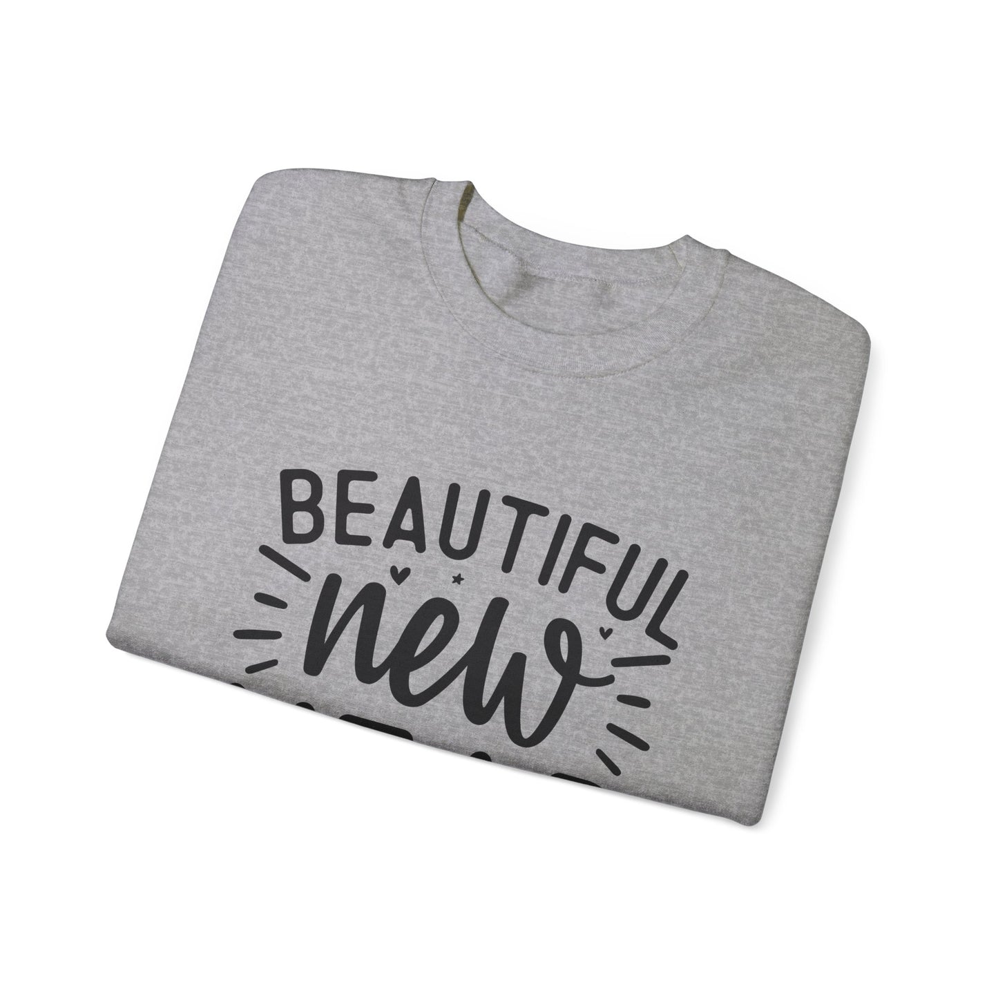 Beautiful New Year Unisex Heavy Blend™ Crewneck Sweatshirt