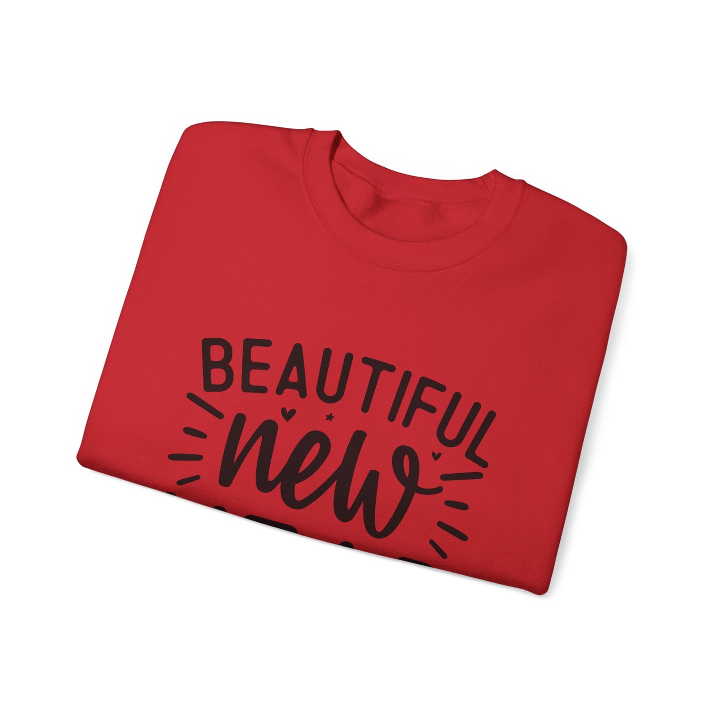 Beautiful New Year Unisex Heavy Blend™ Crewneck Sweatshirt