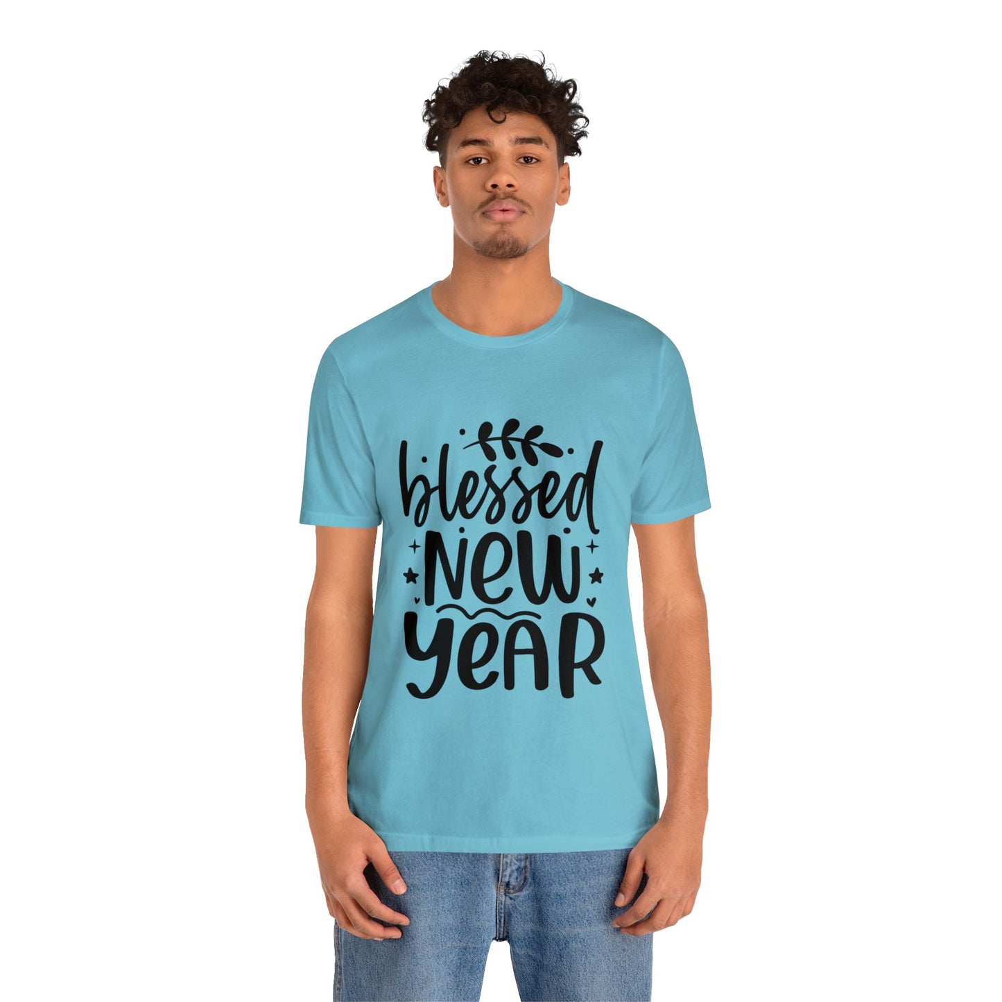 Blessed New Year Unisex Jersey Short Sleeve Tee