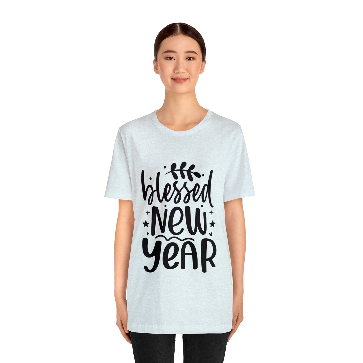 Blessed New Year Unisex Jersey Short Sleeve Tee