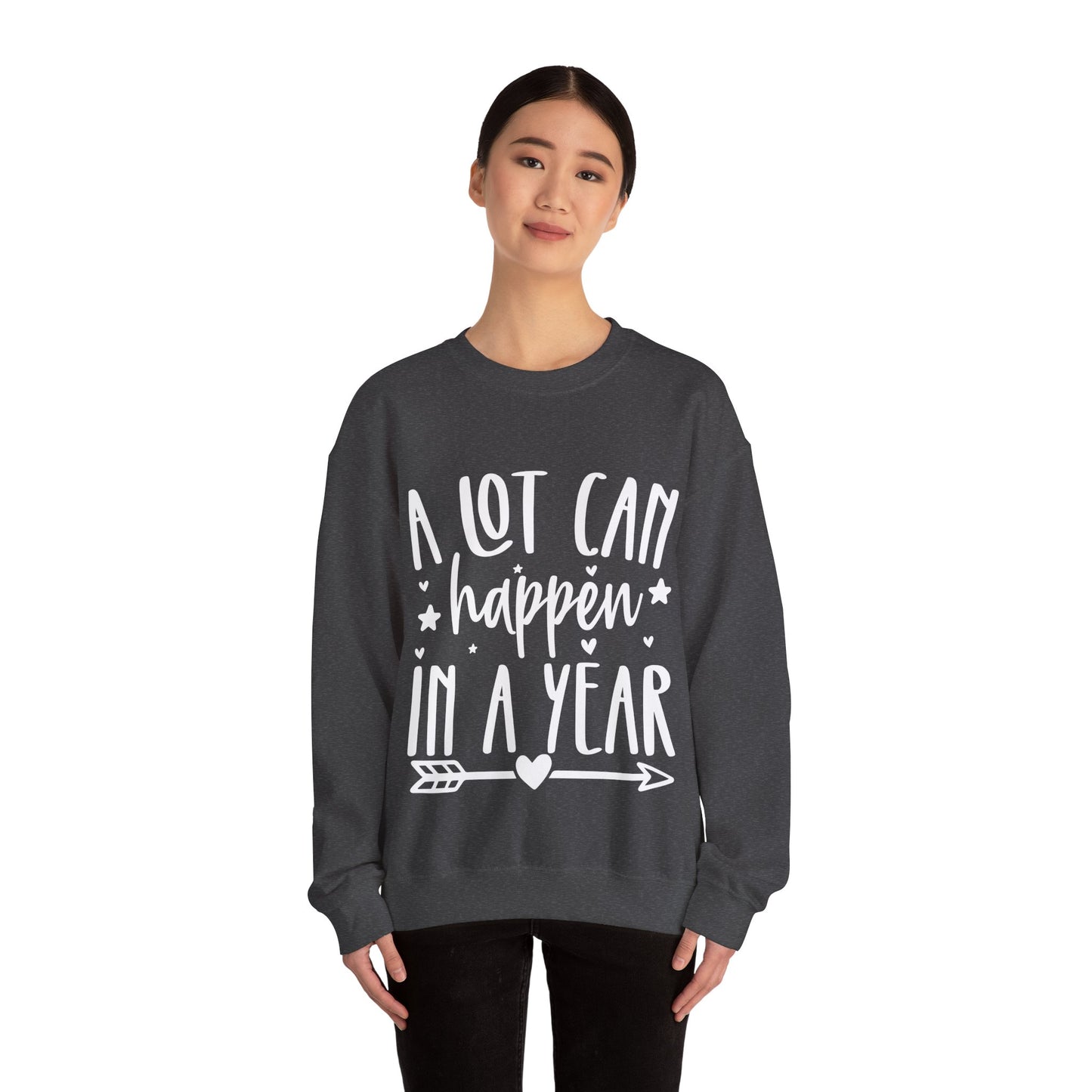 A Lot Can Happen Unisex Heavy Blend™ Crewneck Sweatshirt