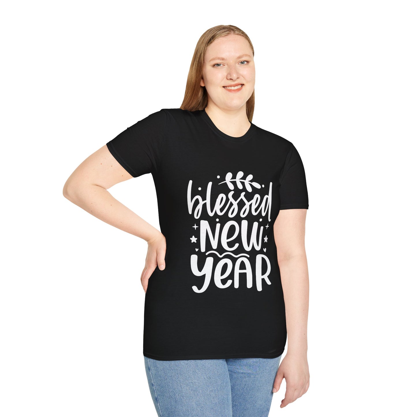 Blessed New Year Unisex Softstyle T-Shirt