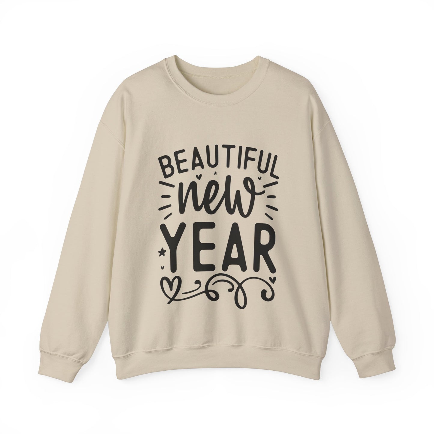 Beautiful New Year Unisex Heavy Blend™ Crewneck Sweatshirt