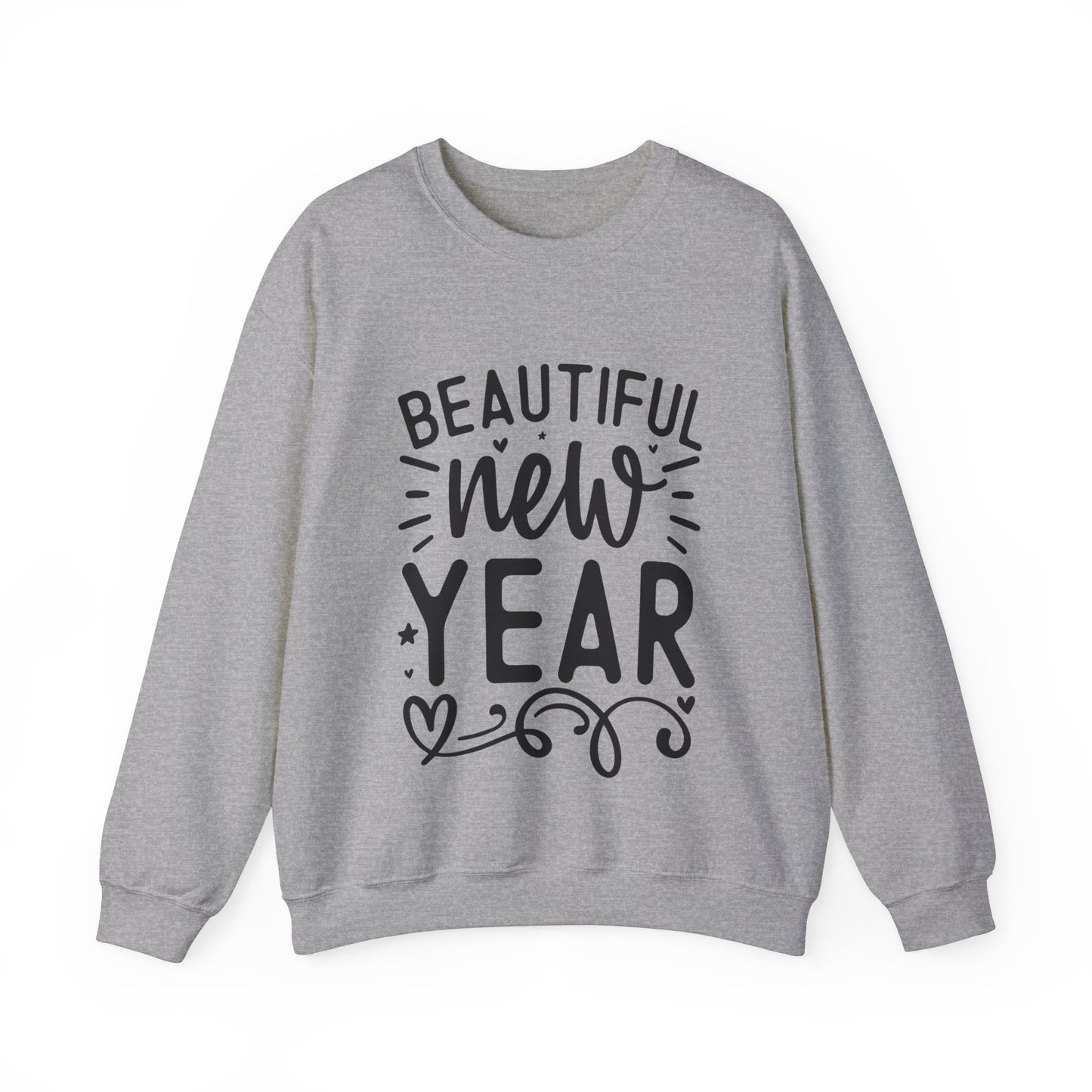 Beautiful New Year Unisex Heavy Blend™ Crewneck Sweatshirt