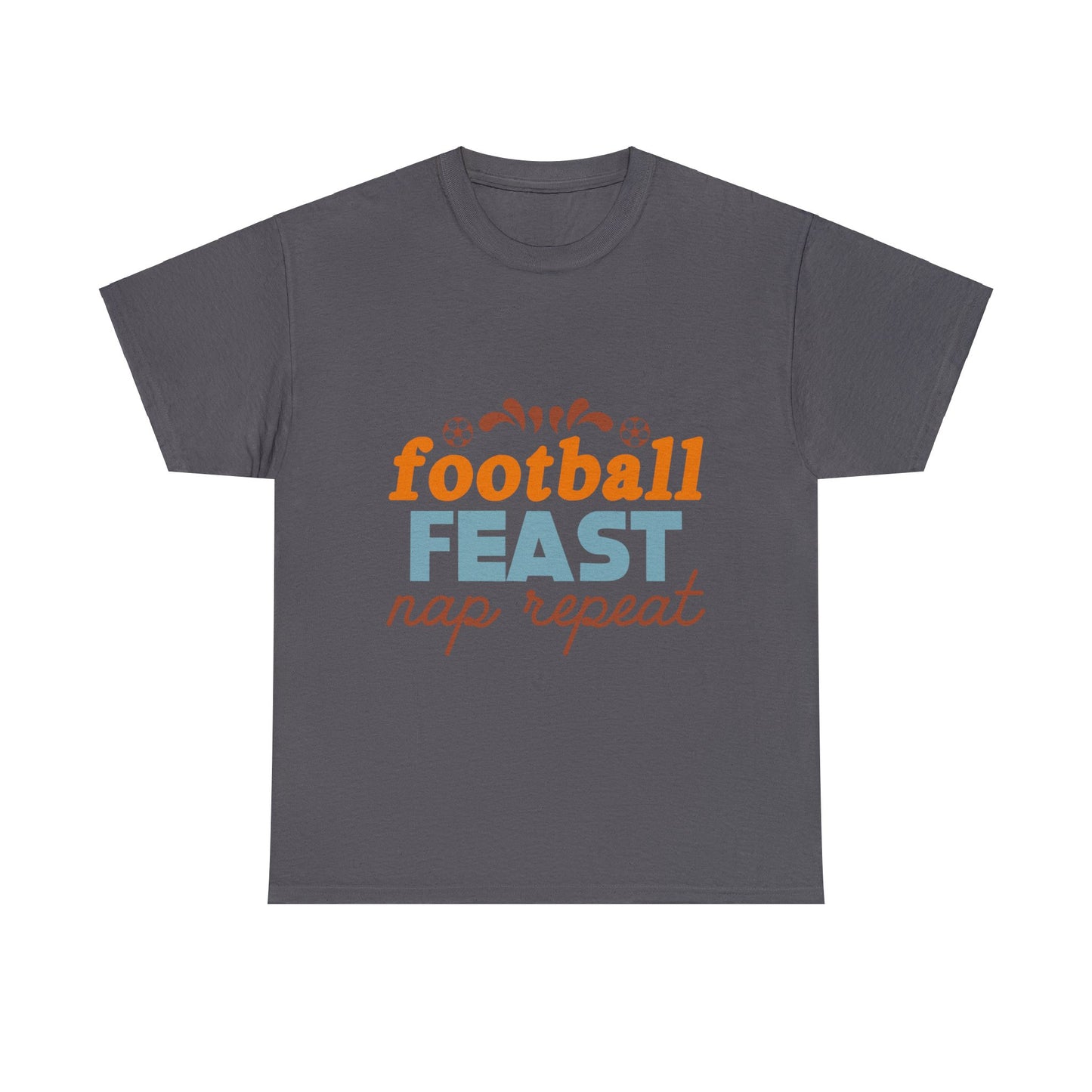 Football Feast Unisex Heavy Cotton Tee image