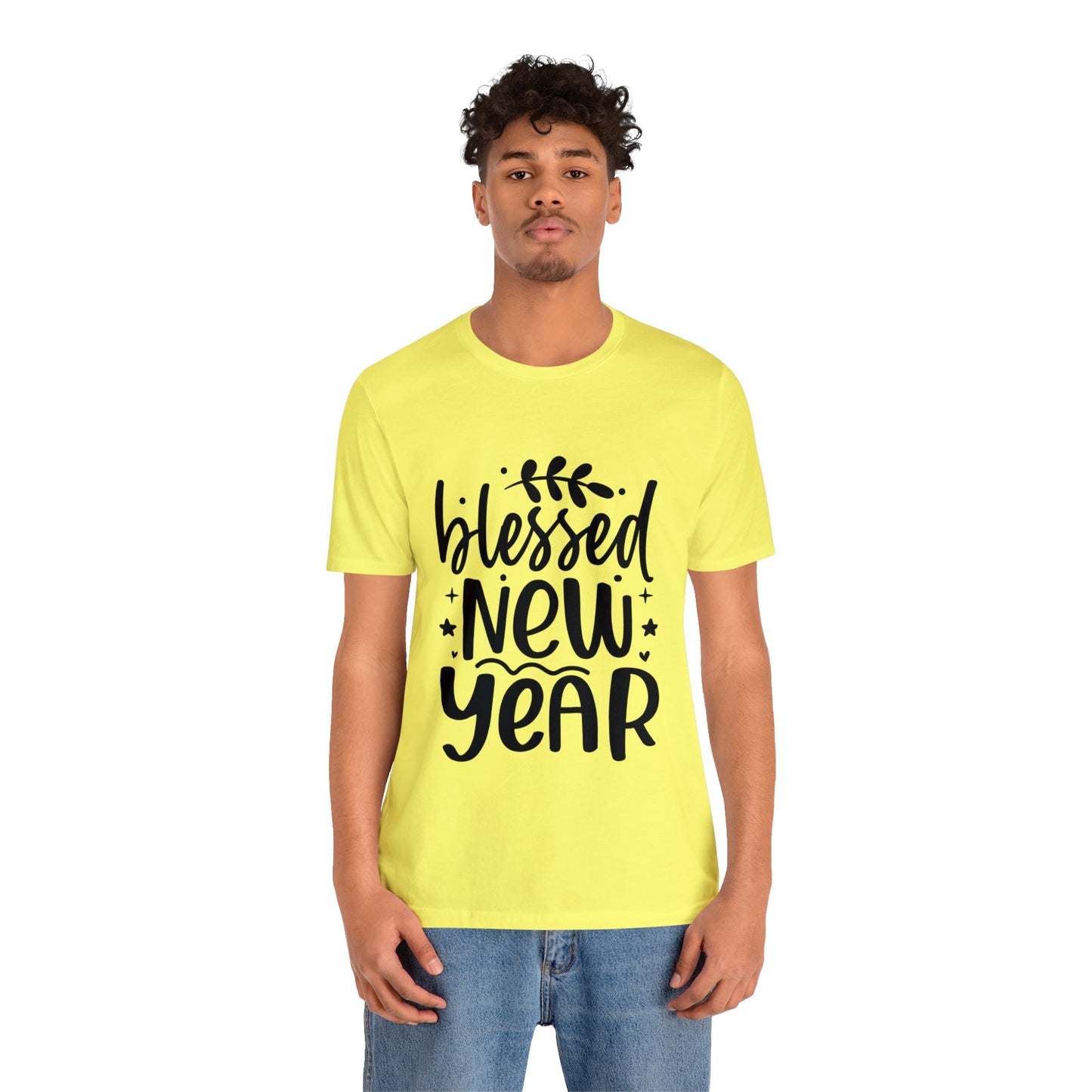 Blessed New Year Unisex Jersey Short Sleeve Tee