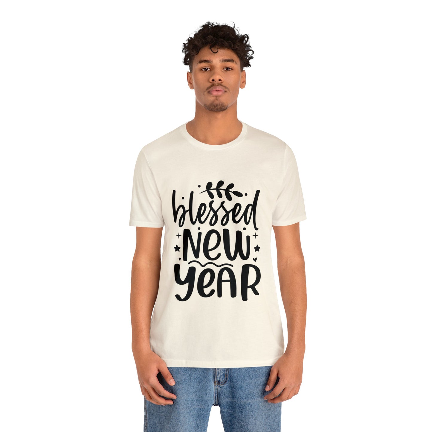 Blessed New Year Unisex Jersey Short Sleeve Tee