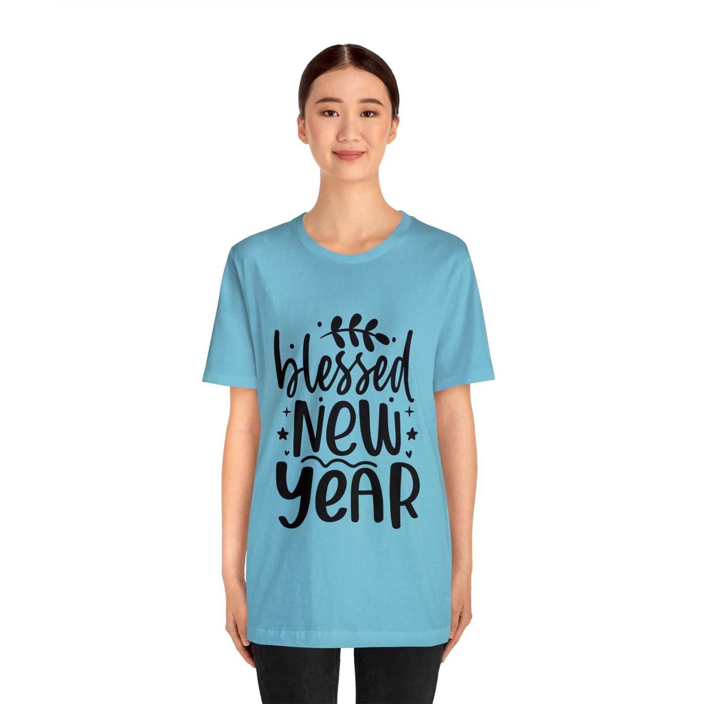 Blessed New Year Unisex Jersey Short Sleeve Tee