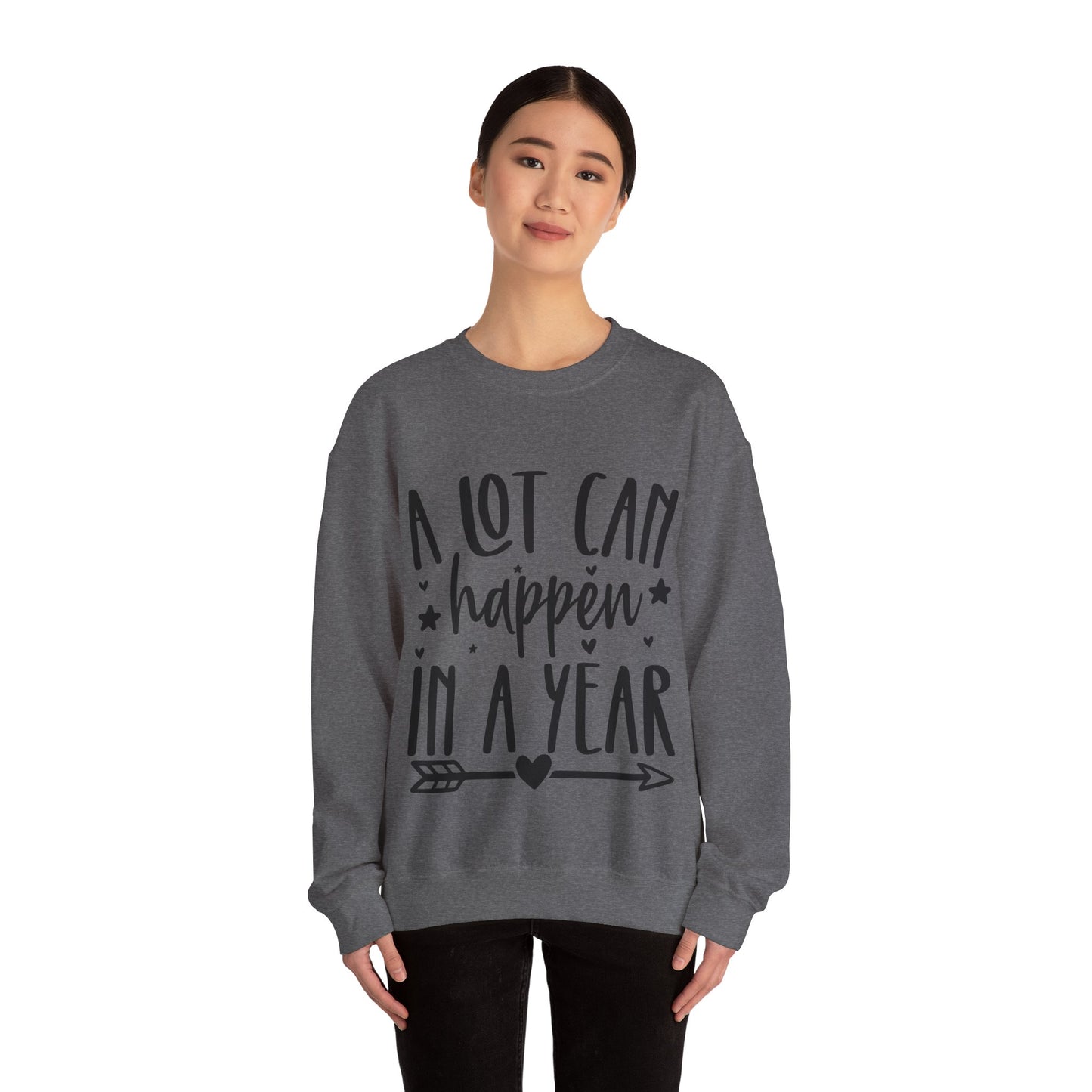A Lot Can Happen Unisex Heavy Blend™ Crewneck Sweatshirt