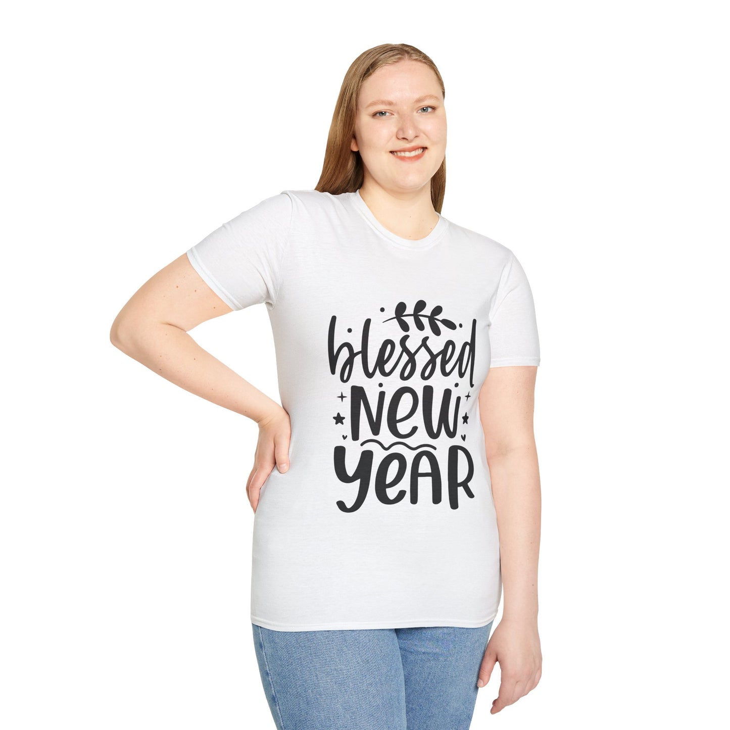 Blessed New Year Unisex Softstyle T-Shirt