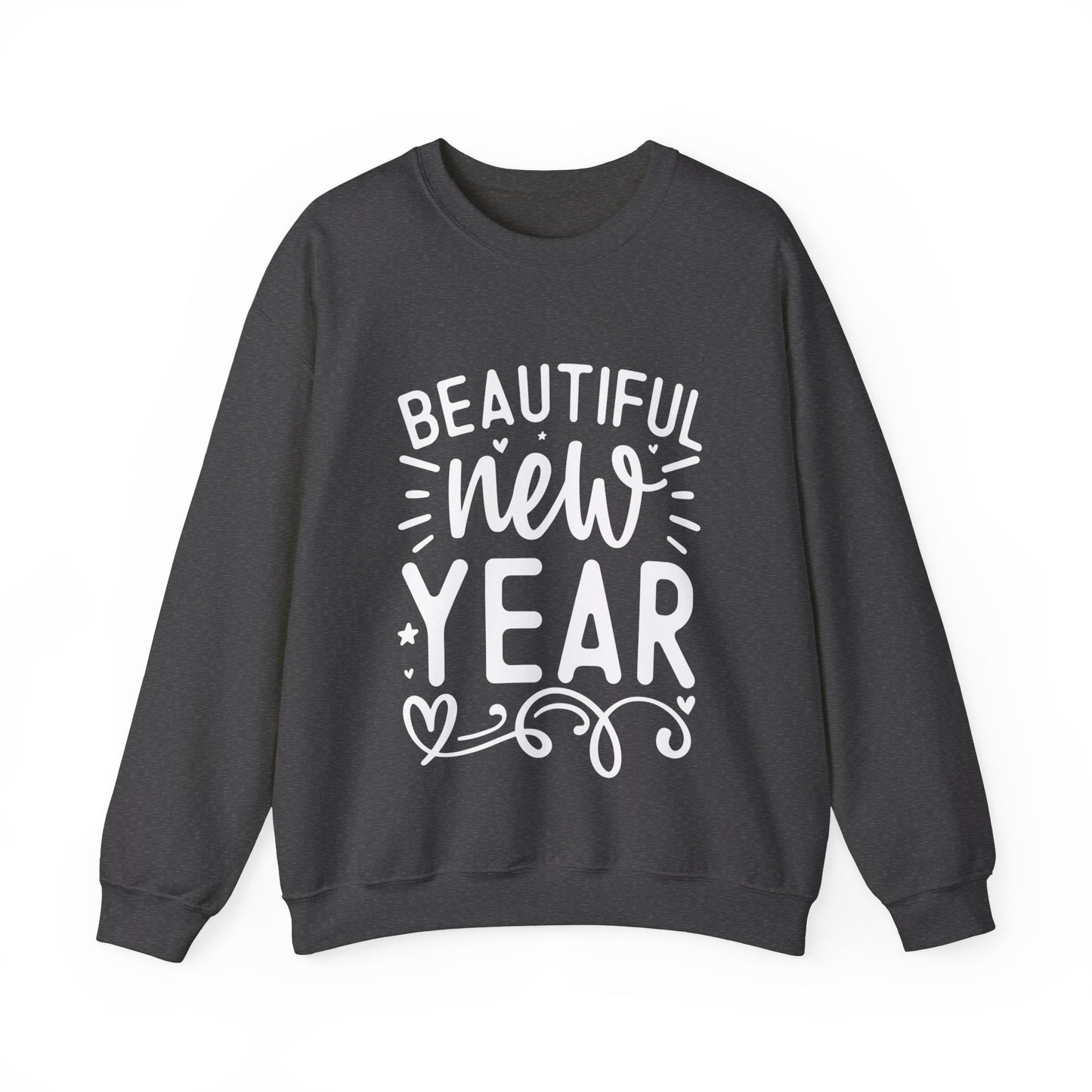 Beautiful New Year Unisex Heavy Blend™ Crewneck Sweatshirt