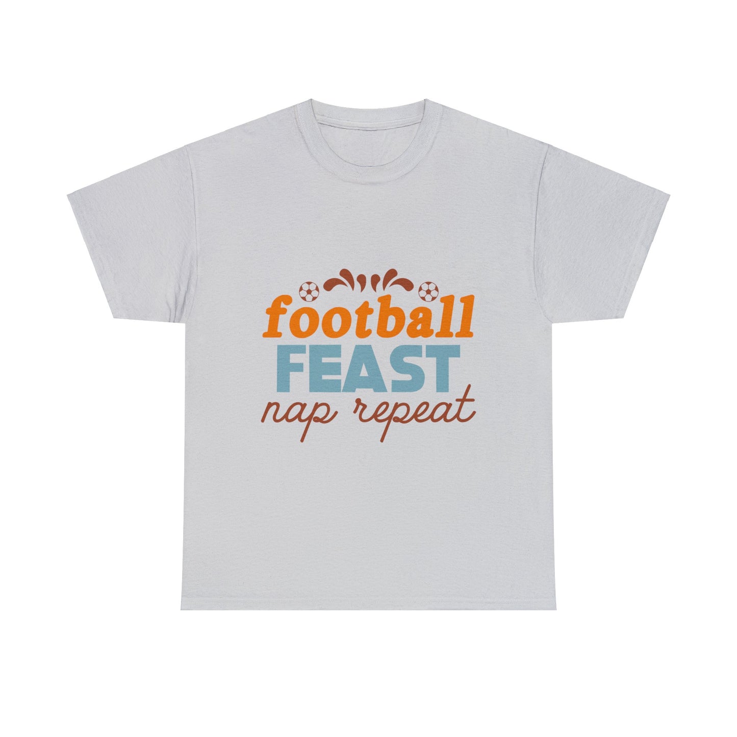 Football Feast Unisex Heavy Cotton Tee image