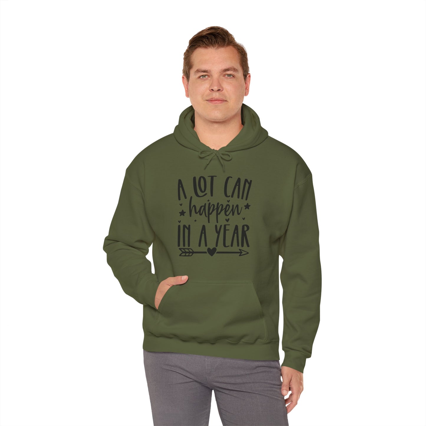 A Lot Can Happen Unisex Heavy Blend™ Hooded Sweatshirt