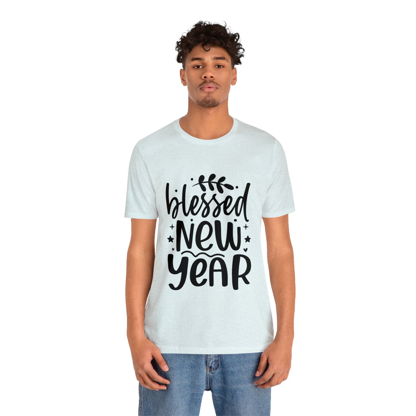 Blessed New Year Unisex Jersey Short Sleeve Tee