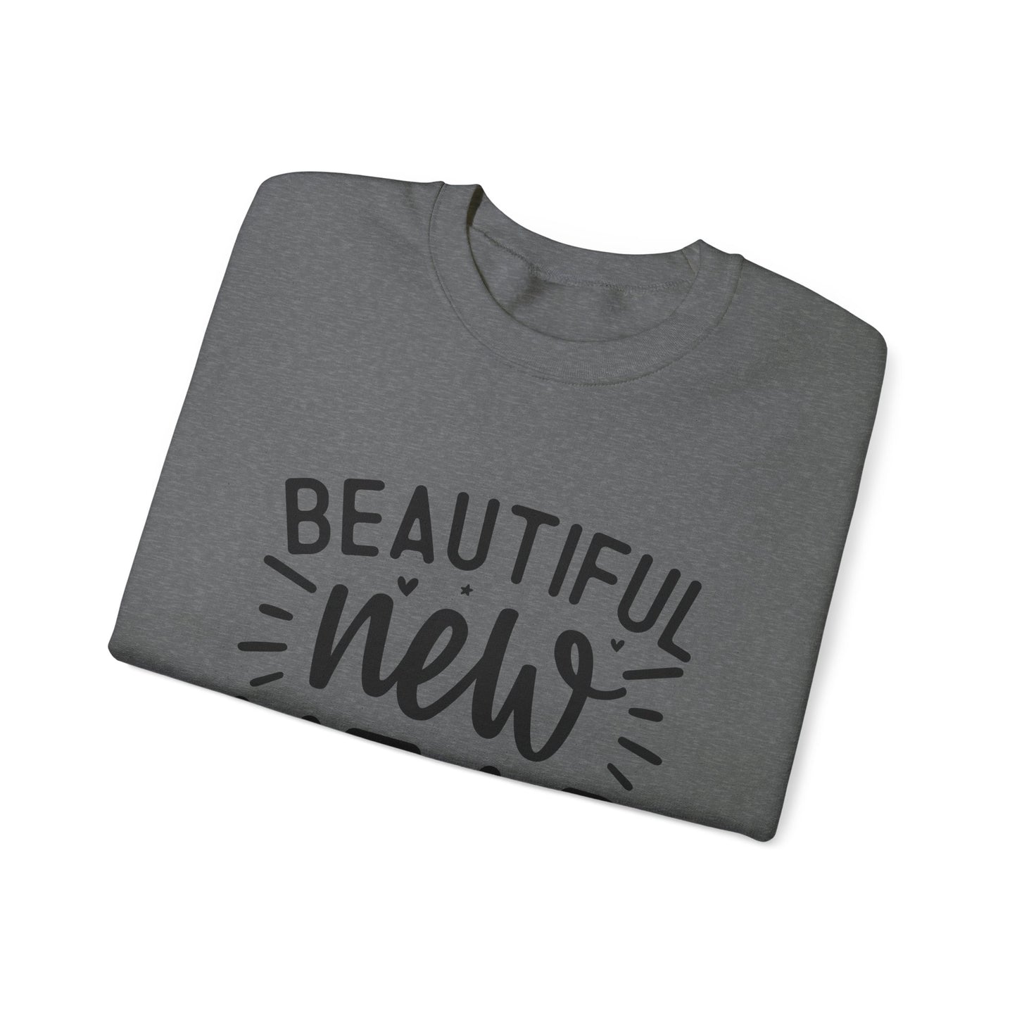 Beautiful New Year Unisex Heavy Blend™ Crewneck Sweatshirt