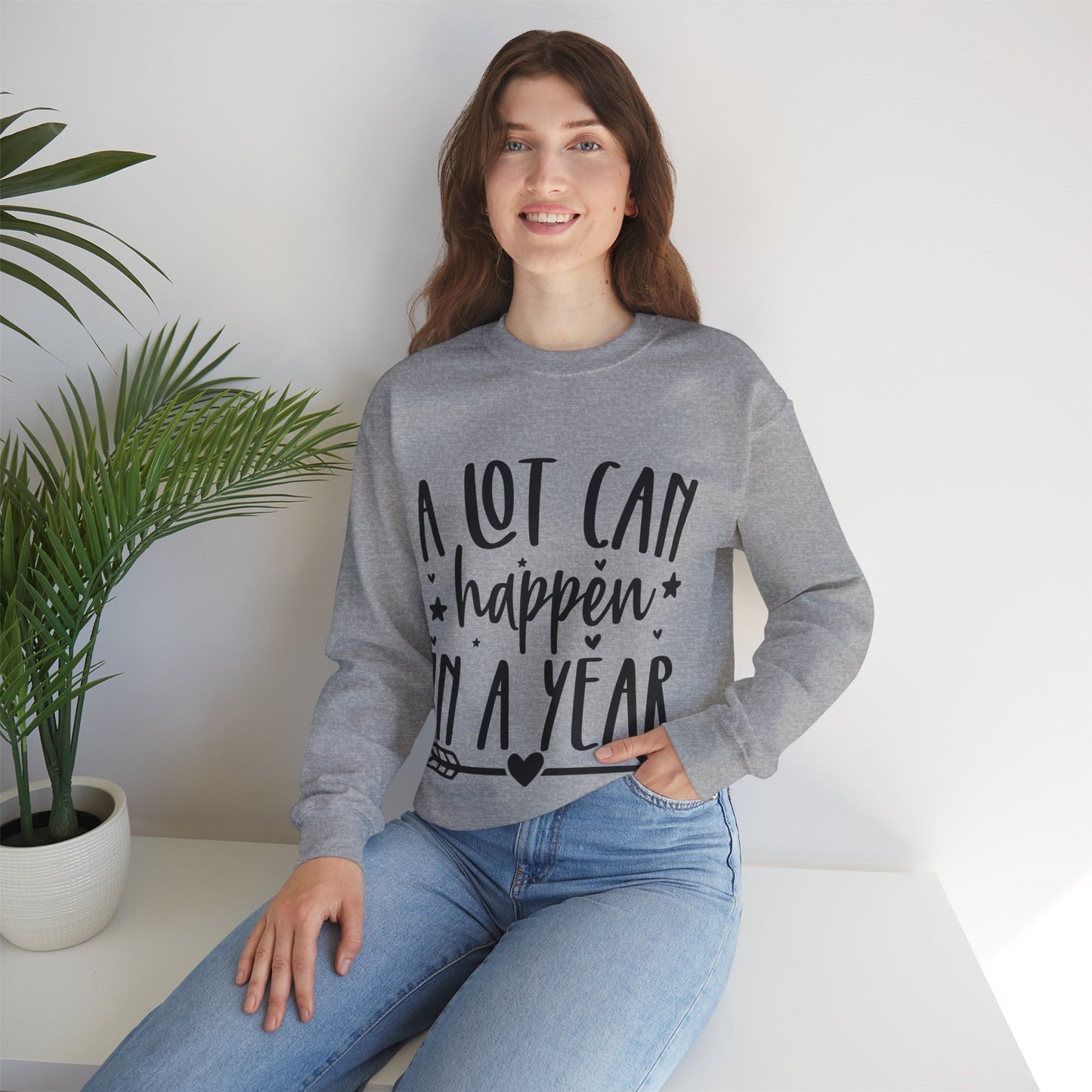 A Lot Can Happen Unisex Heavy Blend™ Crewneck Sweatshirt