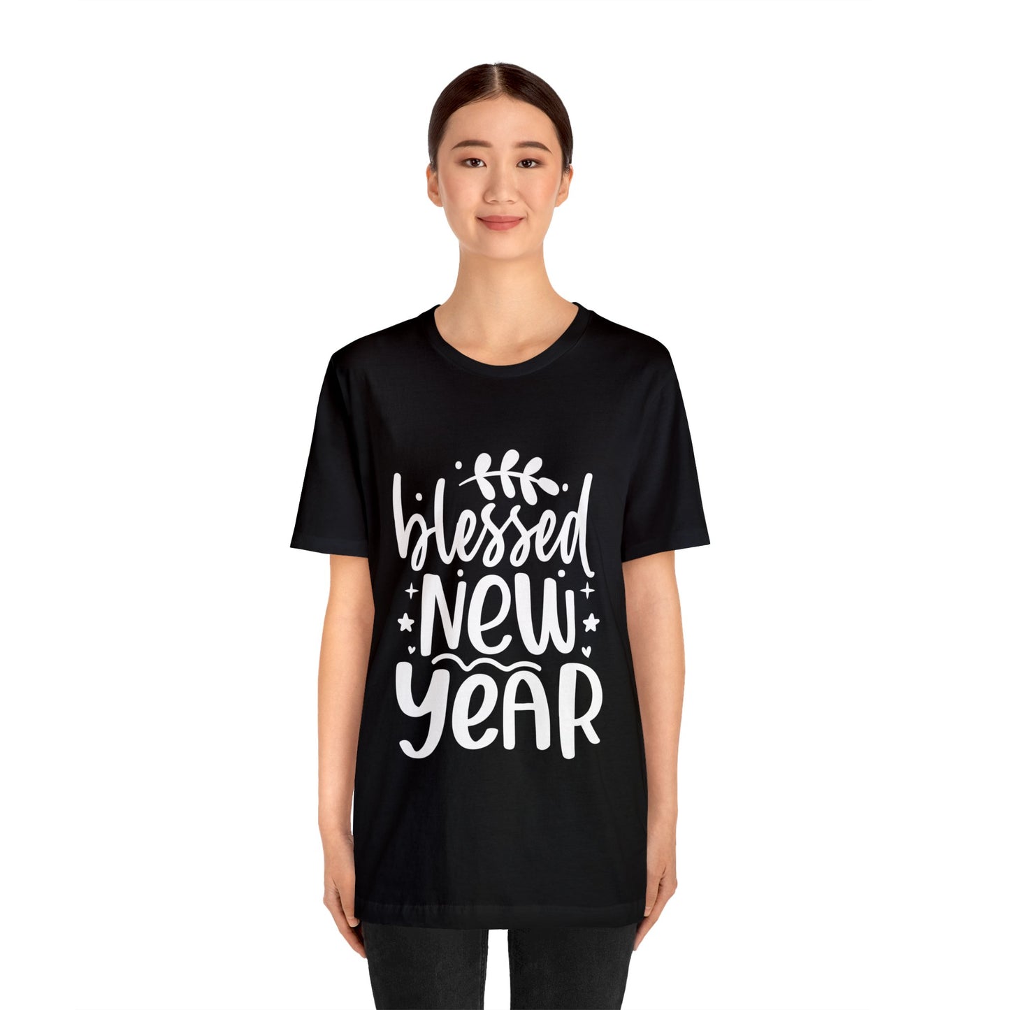 Blessed New Year Unisex Jersey Short Sleeve Tee