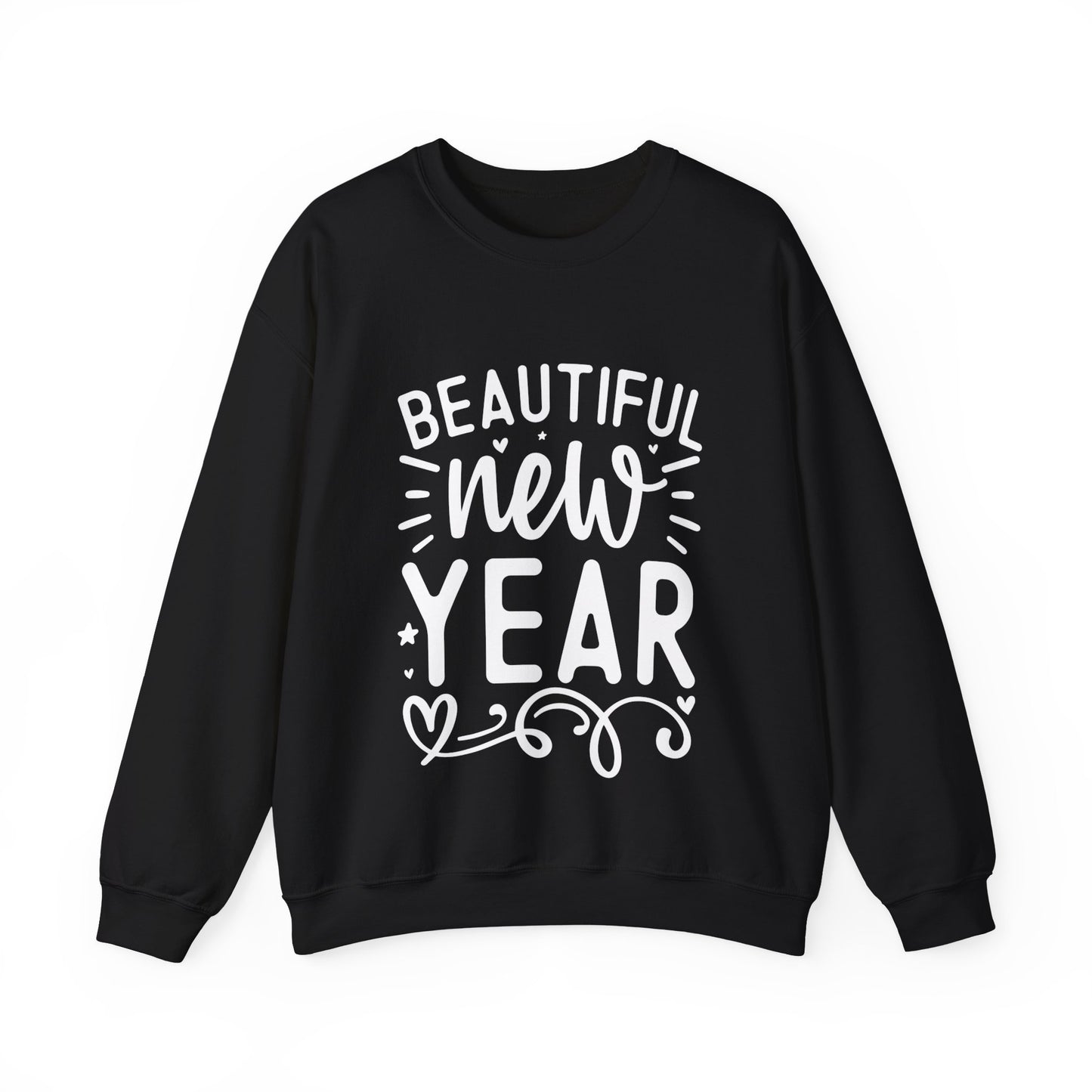 Beautiful New Year Unisex Heavy Blend™ Crewneck Sweatshirt