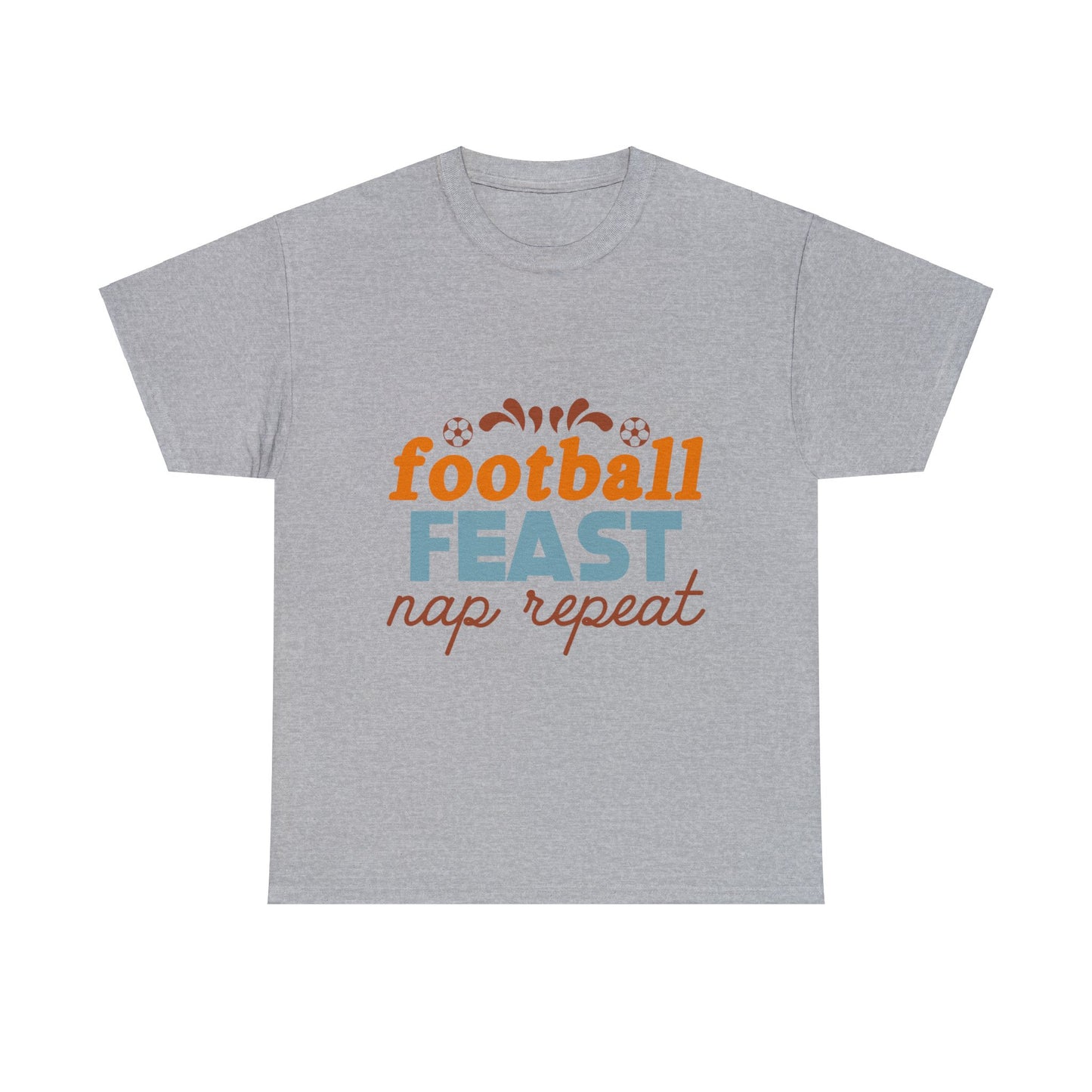 Football Feast Unisex Heavy Cotton Tee image