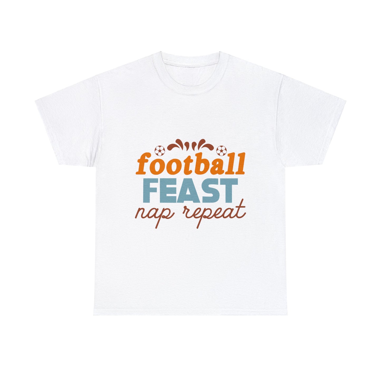 Football Feast Unisex Heavy Cotton Tee image
