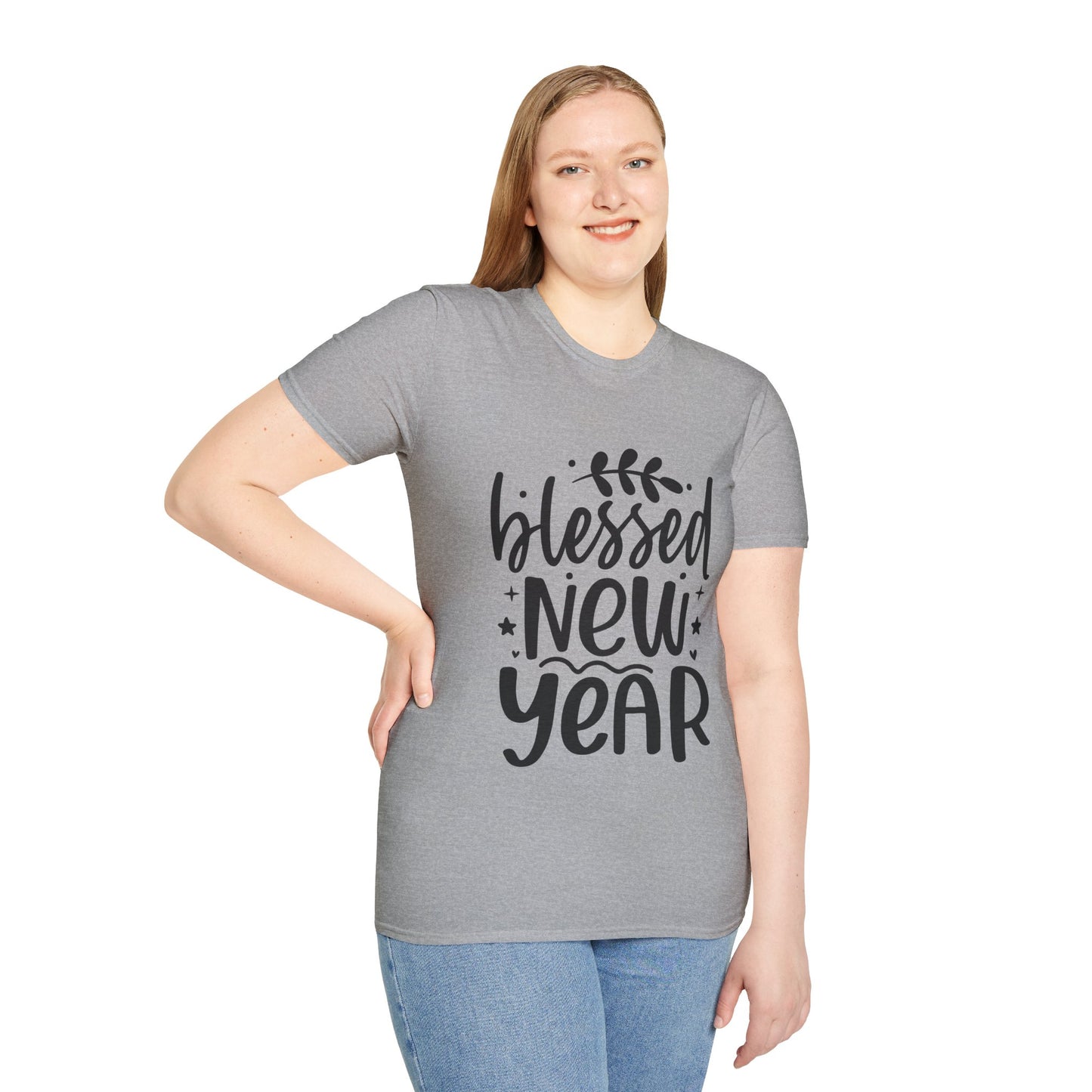 Blessed New Year Unisex Softstyle T-Shirt